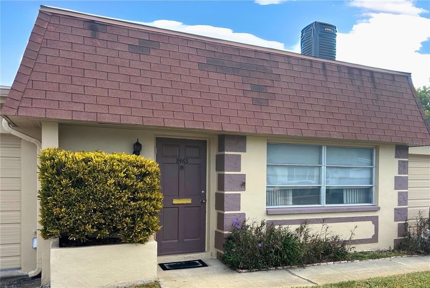 Welcome to the 55+ Vendome Village community in Pinellas Park. Don't miss out on this 1-bedroom, 1.5-bath single-story villa offering an open, flowing floor plan.  Featuring a bright living area, a spacious kitchen with an adjacent flex space that can be used as an office/den or an additional dining space, and a large living/dining room combination it's a wonderful place to call home. The kitchen and flex space were updated in prior years with tile flooring, and the large living/dining room combo offers plenty of room to arrange your space as you like.  The primary bedroom is generously sized with an extra large closet and a full en-suite bathroom. An updated half bath is conveniently located near the entry. Additional highlights include a roomy hall closet and an attached one-car garage with a washer and dryer. The HVAC system was replaced in 2023.  Vendome Village provides a welcoming atmosphere and well-maintained amenities, including a community pool, clubhouse, and shuffleboard courts. The HOA fee covers cable, internet, water, trash, sewer, and exterior maintenance for added convenience.  Centrally located near shopping, dining, and Gulf Coast beaches, this villa offers an excellent opportunity to create a comfortable home in one of Pinellas Park’s most desirable 55+ communities. Schedule your showing today.