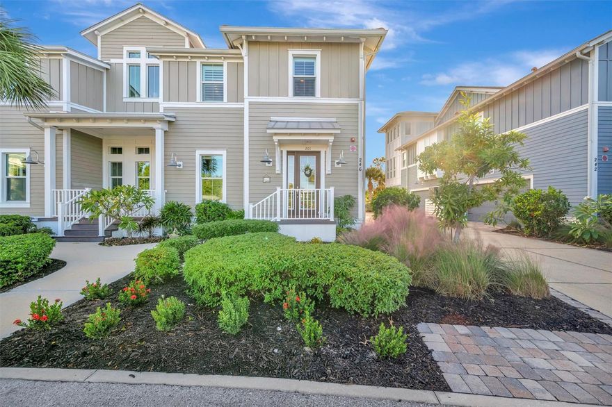 Welcome to coastal luxury living at Harbour Isle on Anna Maria Sound! This immaculate and elevated coach home offers the perfect blend of elegance, comfort, and resort-style living—just moments from the world-renowned beaches of Anna Maria Island. Enjoy breathtaking southwest lagoon and nature views from the light-filled Florida room, ideal for colorful sunsets and serene water scenery. HVAC 2023!

Featuring 3 spacious bedrooms, 3 full baths, two en-suites, a huge kitchen island, plantation shutters, and a private in-home elevator, this beautifully designed residence lives like a single-family home with the convenience of low-maintenance living. The soaring vaulted great room enhances the open-concept layout, flowing into a gourmet kitchen complete with upgraded cabinetry, stone countertops, stainless-steel appliances, reverse osmosis system, and a generous dining area—perfect for entertaining or everyday gatherings. A Honeywell smart thermostat adds modern comfort and efficiency.

Located in the exclusive, gated, resort-style community of Harbour Isle, residents enjoy access to a private Beach Club with a waterfront Sky Bar, restaurant, and resort-style pool overlooking Anna Maria Sound. Additional world-class amenities include multiple pools throughout the community, a state-of-the-art fitness center, sauna, fire pits, grills, walking and biking trails, a kayak launch, and more.

Nature lovers will appreciate being just steps from Neal Preserve and only 2 miles from Robinson Preserve. Just outside the gates, you’ll find the Margaritaville-inspired Compass Hotel, Safe Harbour Marina with wet and dry storage, and the waterfront Floridays Tiki restaurant. Miles of scenic walking and biking paths wind throughout this beautiful gated community.

Come live the Harbour Isle lifestyle—coastal charm, luxury living, and unforgettable sunsets await!