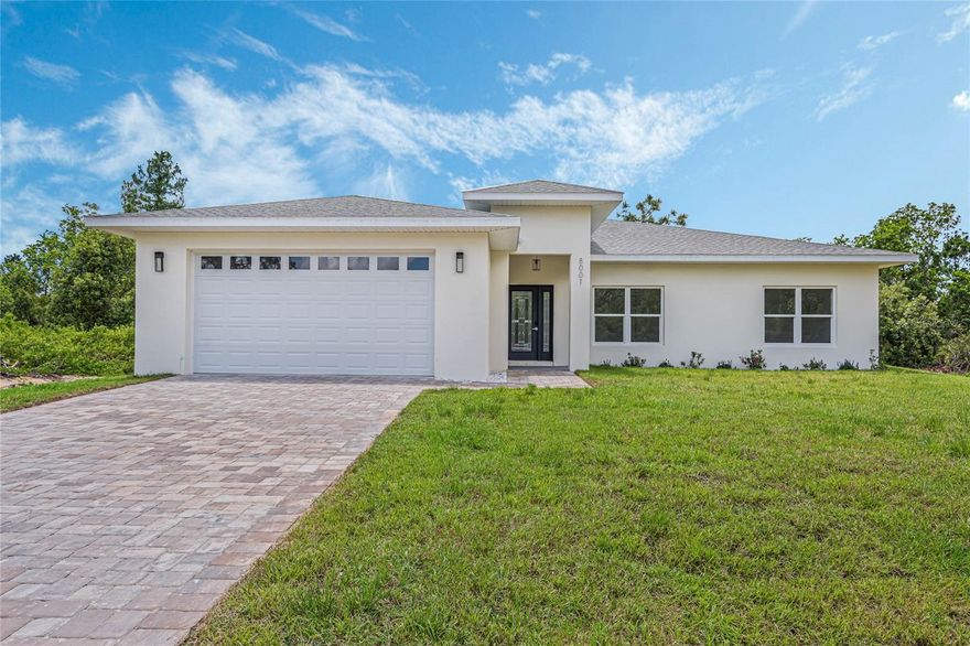4-bedroom, 2,5 bathroom residence sprawls generously across 2.881 sqft., providing a serene retreat adorned with modern features and tasteful elegance. Imagine yourself stepping through the front door to be greeted by a gourmet kitchen, inviting you to express culinary creativity on sleek granite counters. The room is perfectly equipped with a cooktop and a breakfast, streamlining chores and easing living. Journey further into the inviting area, designed with the ethos of relaxation in mind. An expansive patio flanks this space, one is accessible through sliding doors from the primary bedroom, and the other is off the family room. The primary bedroom, significant in both size and design, shares the privilege of having direct patio access, crafting a blend of tranquility and convenience for homeowners. Rest and rejuvenation await in the dedicated ensuite bathroom, featuring a shower stall for those cherished moments of solitude. Stepping outside, a brick paver driveway curates the perfect welcome, effortlessly complementing the refined aesthetics of a single-story home. Living in this prized abode comes with a supplemental allure of community features you are sure to enjoy. Engage in an active lifestyle with a fully equipped fitness center, immerse yourself in the refreshing community pool, or bring out your competitive spirit on the sports court, tennis, basketball, volleyball, racquetball, golf, among others. This single-family home in Sebring promises a harmonious blend of comfort, luxury, and modern living, appealing to discerning homeowners seeking an exceptional Floridian lifestyle. Embrace the chance to luxuriate in this alluring property and make it home. Meet life's moments with finesse in your Sun N' Lake sanctuary.