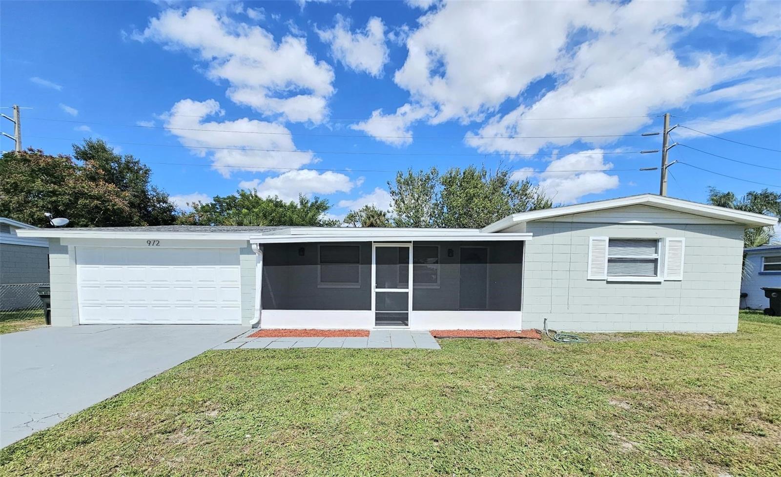 WELCOME HOME!!
Don't miss the opportunity to own This Completely Renovated 4bed/2Bath 1,637 sqft home, located in Rockledge States.
This is a perfect blend of style, function, and location. Situated in a quiet community, this home boasts a perfect floor plan, with an extra spacious living room, one master suite, and an open Kitchen concept UPDATED with New finishes, modern kitchen cabinets, quartz countertops,Stainless steel appliances, Fresh interior and exterior paint, new LVP Flooring, new light fixtures, modern bathroom finishes, ROOF 2018 , newer water heater, newer HVAC unit 2021, Spacious two car garage, and last but not least, the enclosed porch and the Spacious Fenced Backyard with plenty of play room , perfect for family gatherings and BBQs, or simply waiting for your best ideas of Florida Lifestyle.
Perfectly located between I-95 and US-1, this home is just minutes away from Entertainment, Shopping, Cinema, Restaurants, and all the amenities you need. Not to mention, Kennedy Space Center, Cape Canaveral, the beaches, and Just 45 minutes away from Orlando International Airport.
Either as your own primary residence, an Investment, or vacational home for your own relax and escape , this is a great opportunity!!
Move in ready! It's a MUST SEE!