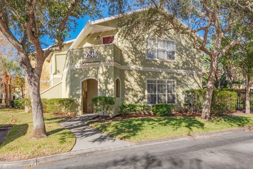 Experience one of Clearwater’s rarest and most desirable opportunities—Avalon of Clearwater is one of the only communities in the entire city, especially this close to world-famous Clearwater Beach, that allows short-term rentals with a minimum seven-day lease, making this property ideal for those seeking a Florida getaway, a high-performing cash-flow option through Airbnb or VRBO, a seasonal retreat, or a beautifully updated full-time home. Discover a meticulously maintained one-bedroom, one-bath condo in this gated resort-style community, perfectly located just minutes from Clearwater Beach, Downtown Clearwater’s waterfront district, Gulf-to-Bay shopping and dining, and major commuter routes connecting all of Tampa Bay. This light-filled residence lives larger than expected with soaring vaulted ceilings, an open-concept layout, and thoughtful upgrades throughout, including wood-look ceramic tile flooring, a remodeled kitchen with modern cabinetry, granite countertops, and a full suite of contemporary appliances installed approximately three years ago. Comfort is enhanced by a high-efficiency Trane HVAC system installed in 2023, while the private bedroom offers generous storage and quiet separation from the main living space. This home is offered fully furnished with a stylish coastal-modern aesthetic—featuring a sleeper sofa, mounted lighting, fireplaces in both the living room and bedroom, barstools, dishware, bedroom furnishings, and curated décor—creating a truly turnkey experience from day one. Avalon residents enjoy a heated pool, fitness center, clubhouse, gated security, and low-maintenance living with monthly fees that include water and basic cable. Whether you envision a personal retreat, a place to enjoy the best of the Florida lifestyle, or a short-term rental opportunity with strong income potential, this exceptional Clearwater condo delivers unmatched flexibility, comfort, and convenience in one of the area’s most sought-after locations.