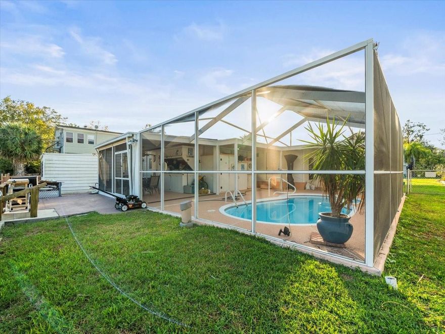 Waterfront Magic in Weeki Wachee – Pool, Dock, and Breathtaking Sunrise & Sunset Views!

Welcome to your very own waterfront retreat, where every day begins and ends with a view that takes your breath away. Nestled on a peaceful canal with direct access to the crystal-clear Weeki Wachee River and the Gulf of Mexico, this property offers more than just a place to live—it offers a lifestyle filled with beauty, peace, and adventure.

Imagine starting your mornings with the soft glow of sunrise over the water, coffee in hand as nature comes alive around you. In the evenings, relax on your spacious deck or by the screened-in inground pool as the sky explodes into vibrant sunset colors. These magical moments are your new daily routine.

Enjoy boating, kayaking, and fishing right from your private dock, or simply unwind poolside while taking in the sights and sounds of the natural Florida landscape. The seawall provides added security and structure, and the outdoor space is perfect for entertaining or quiet reflection.

Though the manufactured home on-site was damaged during Hurricane Helene, the property is bursting with potential—ready for you to build the coastal dream home you always dreamed of.

Whether you're looking for a serene escape, a place to host unforgettable weekends, this property offers it all—sunrises, sunsets, and everything in between.

Don't miss your chance to claim this piece of paradise—call today and let your waterfront dreams begin!

Property sold as-is.

Seller may consider Bitcoin (BTC), Ethereum (ETH), or USDC, subject to conversion to U.S. Dollars at closing and standard Florida title and escrow requirements.