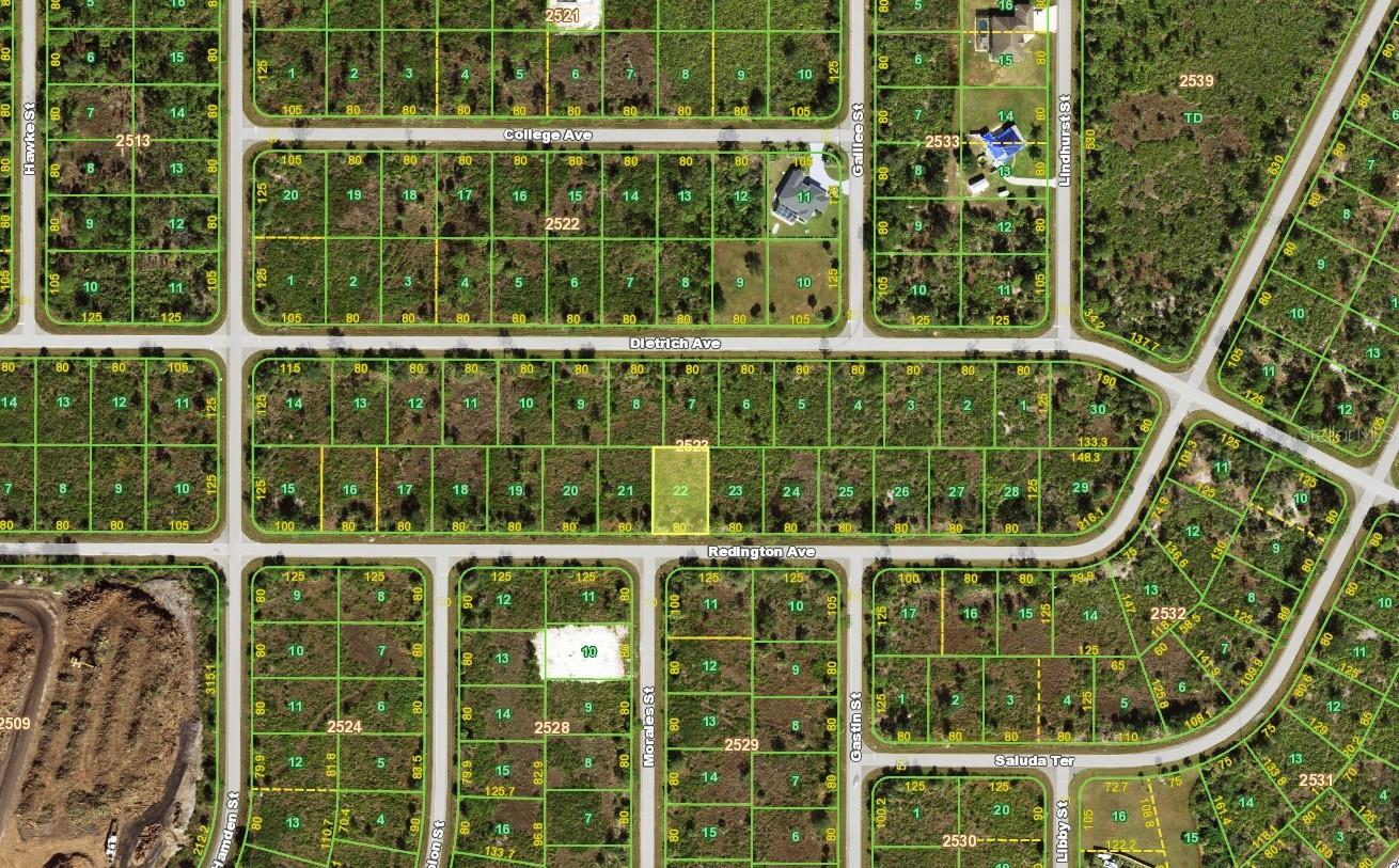 Bring your build plans to this 0.23-acre homesite in a steadily developing area of Port Charlotte. The parcel offers a flexible footprint for a single-family residence with room for outdoor living. Everyday essentials—shopping, dining, medical services, parks, and Gulf-coast recreation—are within easy reach, and nearby access to US-41 and I-75 streamlines travel across Southwest Florida. A practical choice whether you’re ready to build now or securing land for the future.