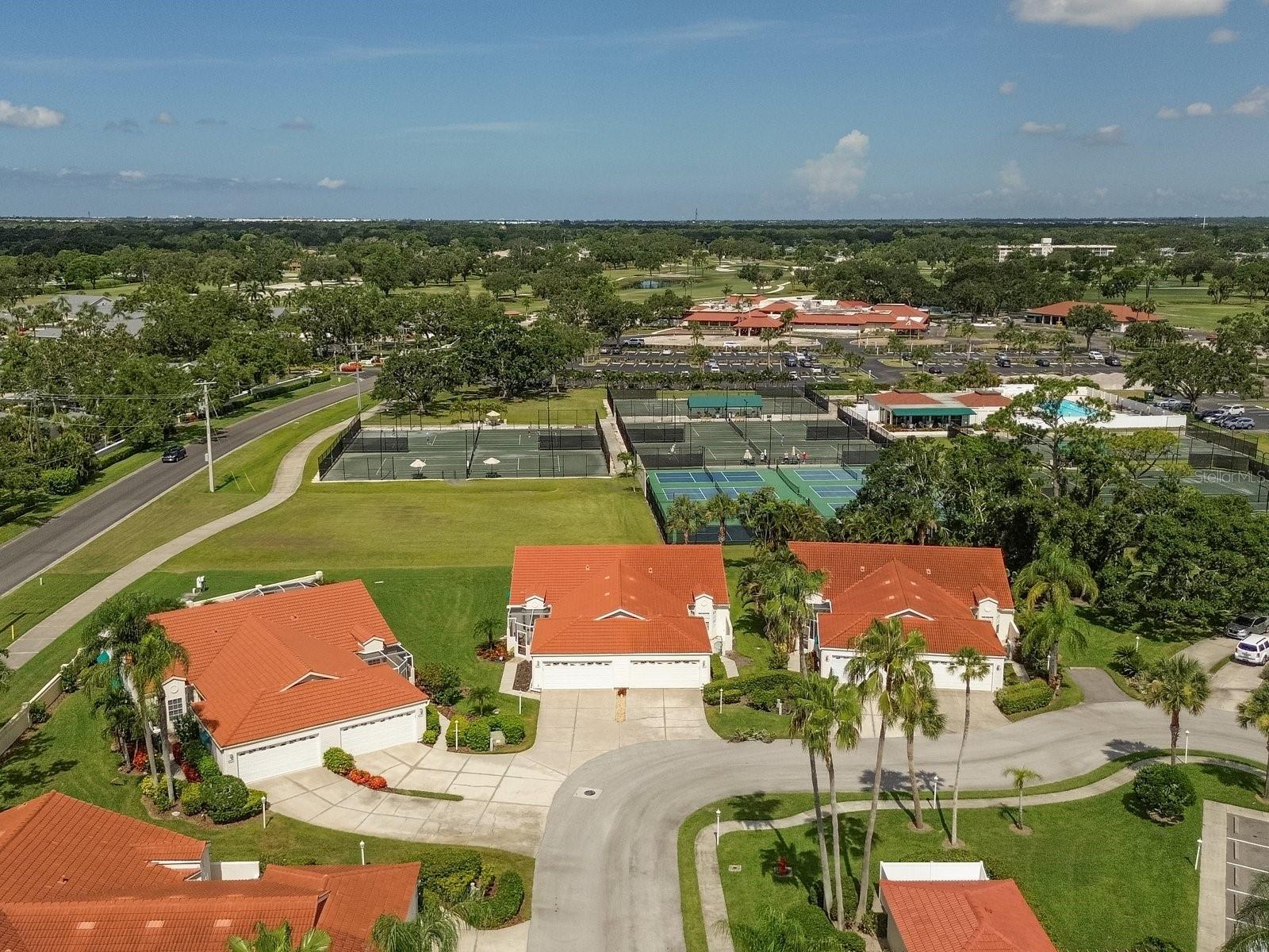 Located in the heart of Palm Aire, The Preserves is a golf cart friendly community and this unit comes with a full size 2 car garage for both your vehicle and your golf cart. Plus exit your front door and cross the street to enjoy the convenience of the community pool—grab your favorite lounge chair relax. Inside the villa you’ll find beautiful light-colored tile flows from the front door to the back along with an updated kitchen with quartz counters, solid wood and dovetail drawers to bring an extra touch of class to this unit. Both spacious bedrooms include walk-in closets (see photos!) for excellent storage. New tile roof in 2020. Being sold furnished.
Looking for more to do? Membership is optional Palm Aire Golf & Country Club, offering several memberships for activities like tennis, two 18 hole golf courses, pickleball, fitness center, social and more. All this conveniently located near UTC Mall, Benderson Park, Lakewood Ranch, shopping, restaurants, Sarasota, SRQ Airport, I-75, and the world-famous beaches of Florida's Gulf Coast! Come experience the lifestyle you’ve been searching for!