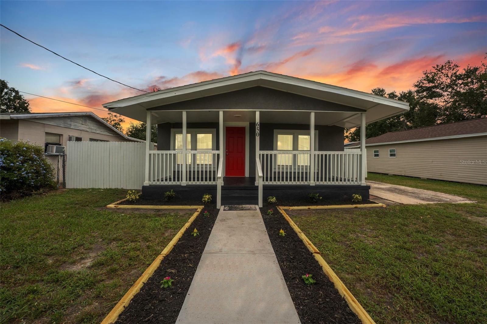 FULLY RENOVATED & USDA LOAN ELIGIBLE. This 2 bedroom, 1 bath charmer is move-in ready with a new roof (2022), NEW AC (2025), new water heater (2023), BRAND NEW kitchen & bath, LVP flooring, and fresh interior/exterior paint. The kitchen has been fully remodeled with brand-new shaker-style cabinets, granite counters, backsplash, and stainless steel appliances—designed to be the heart of the home. The bathroom, with sleek modern finishes, has an abundance of natural light. Enjoy the large fenced yard, open-concept living, and stunning upgrades throughout. Conveniently located near Eagle Lake Park and just minutes from Publix, Blackburns BBQ, Chick-fil-A, Walmart, Harbourside Restaurant, and many other local amenities, this home offers both tranquility and convenience. Plus, with easy access to US Hwy 17 and County Road 540, commuting to Winter Haven, Orlando, Lakeland, or Tampa is a breeze! Don’t miss this rare USDA loan-eligible opportunity—schedule your showing today!
**“This property may also be purchased as part of a larger investment portfolio, which includes three additional properties for a combined total of 11 units.**