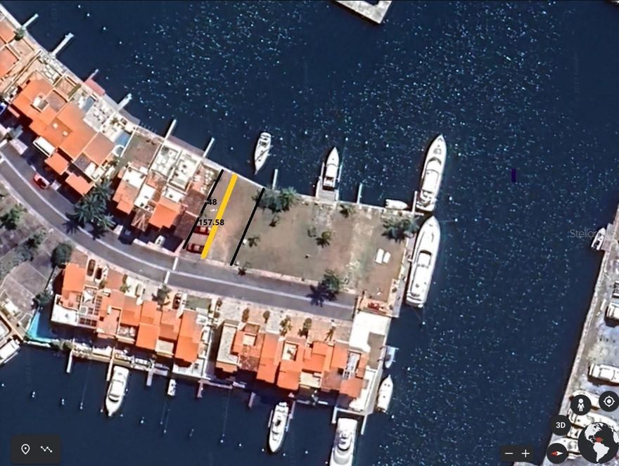 Located on the South East Coast of Puerto Rico is a 2750-acre resort community, Palmas del Mar, Humacao . This master-planned community features 3 plus ½ miles of sandy beach, a full-service yacht club, recreational amenities not limited to a Beach club, two championship golf courses designed by Reed Jones and Gary Player, Tennis Center, English language accredited school, a forest, walking trails, Restaurants from formal to casual, General store, shops, hotels (3) and yet total privacy.
Isla San Miguel offers a private gated community within the resort, ideal for boating enthusiasts who can enjoy the Caribbean Sea waters, making it one of the most desirable residential areas in the resort. Lot number 48 allows you to build the town home that fits your needs, best yet, your back yard is your dock. This lot is being offered at $350,000. 
making Isla San Miguel 48 your water front home in the Caribbean.