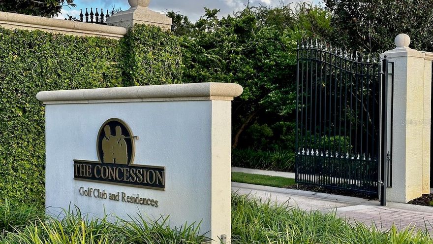 Auction Property. LIST PRICE IS FOR MLS PURPOSES ONLY. ACTUAL PRICE WILL BE DETERMINED AT AUCTION. ONLINE AUCTION ENDS December 17 at 11 AM ET. Experience luxury living at its finest in this custom-built estate nestled on 1.19± acres in the prestigious gated community of The Concession. Offering over 5,000 square feet of elegant living space, this 4 bedroom, 5.5 bathroom home perfectly blends sophistication, comfort, and Florida’s natural beauty. The expansive outdoor oasis features a heated pool with infinity spa, outdoor kitchen, fire pit, and serene views of the lake and natural area—ideal for both entertaining and relaxation. Inside, a gourmet chef’s kitchen, spacious primary suite with dual dressing rooms, and zero-corner sliding doors seamlessly connect indoor and outdoor living. Split floor plan with ensuite bathrooms and custom walk-in closets in every bedroom. Spa-like primary bath with marble countertops, oversized shower, and freestanding tub. Formal living and dining rooms with built-out bar and showcase wine closet. Bonus room/den with wet bar, perfect for gatherings or entertainment. Smart home system, dual two-car garages, and tankless hot water. Designed for peace of mind, the home includes hurricane-impact windows, a whole-house generator, and is located within one of Lakewood Ranch’s most exclusive golf communities. The Concession Golf Club is a Jack Nicklaus Signature Course co-designed with Tony Jacklin. Minutes from UTC, Benderson Park, Main Street, and Waterside for shopping, dining, and recreation. More photos coming soon. Property #: DG1715. Bid Online December 10 - 17. Subject to the final bid at the online auction and auction terms.