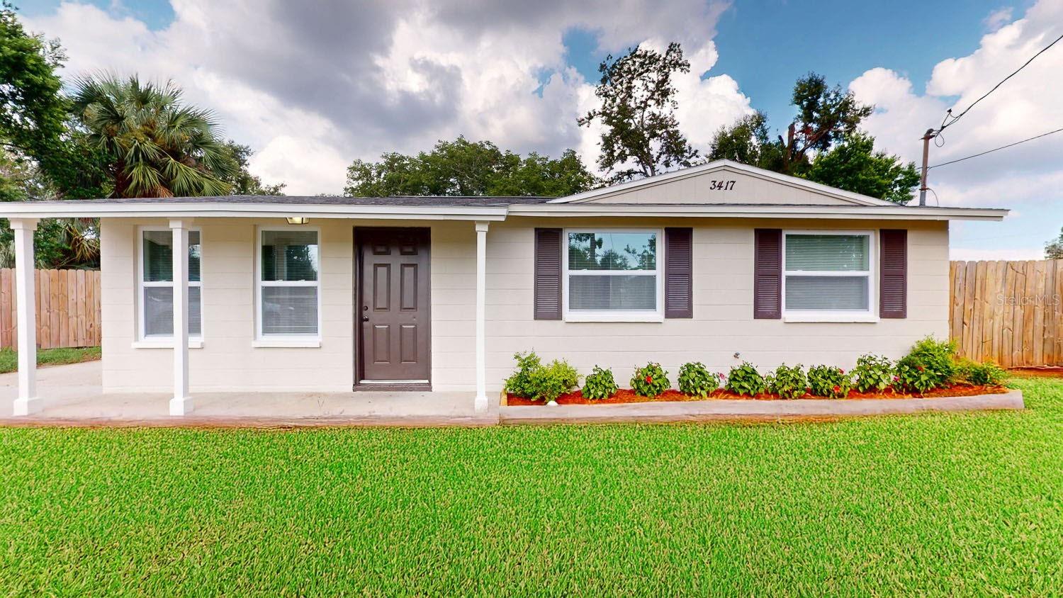 One or more photo(s) has been virtually staged. Priced to sell, this beautifully remodeled 3-bedroom, 1-bathroom home is move-in ready! Enjoy laminate floors throughout, fresh interior and exterior paint, and a modern kitchen with new cabinets, granite countertops, and stainless steel appliances, including a refrigerator, electric range, and space-saver microwave.
The updated bathroom features stylish designer tiles, and new matching vanity. A new 30-year dimensional shingle roof ensures durability, while the large fenced-in backyard is perfect for relaxation or entertaining. Fresh landscaping enhances curb appeal.
Ideally located less than 5 minutes from I-4, this home offers seamless access to downtown, Ybor City, I-275, the Crosstown Expressway, I-75, the Hard Rock Casino and the Fairgrounds, putting the best of the city at your fingertips.
Tastefully remodeled, move-in ready and budget-friendly, this home won’t last long. Schedule your showing today!