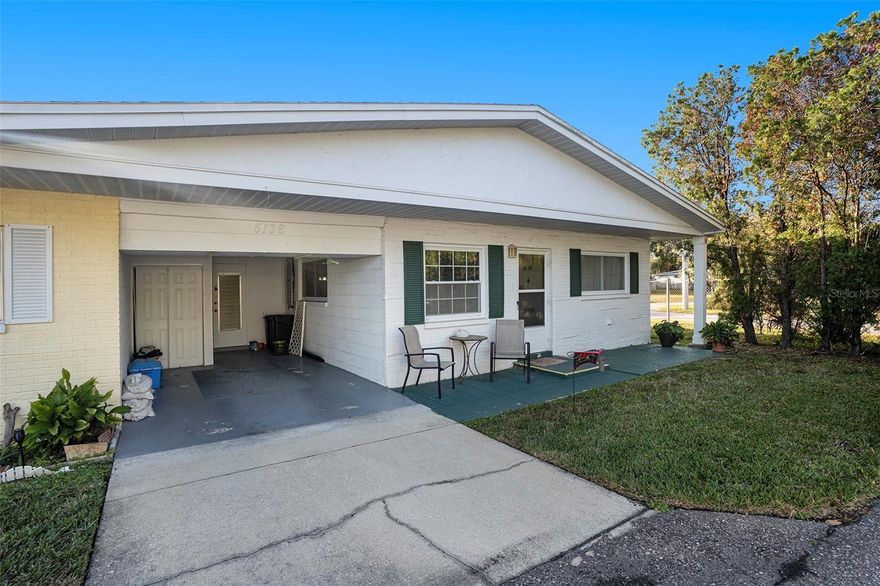 Welcome to 5136 Tulip Street Ct N in Pinellas Park, where comfort, convenience, and community come together. This bright and inviting home is filled with abundant natural light and features an open floor plan that creates a spacious, easy-flowing living environment—perfect for both everyday living and entertaining.

The open-concept kitchen seamlessly connects to the main living areas, making it ideal for hosting friends or enjoying relaxed mornings at home. The converted lanai adds valuable living space and is perfectly suited for a home office, hobby room, or additional sitting area.

Located in a quiet and well-maintained active 55+ community, residents enjoy access to shuffleboard courts and a community swimming pool, offering plenty of opportunities to stay active and social. Conveniently situated close to shopping, dining, and entertainment, this home provides the best of low-maintenance living with everything you need just minutes away.

Whether you’re looking to downsize or enjoy a more relaxed lifestyle, this home offers comfort, functionality, and an unbeatable location.