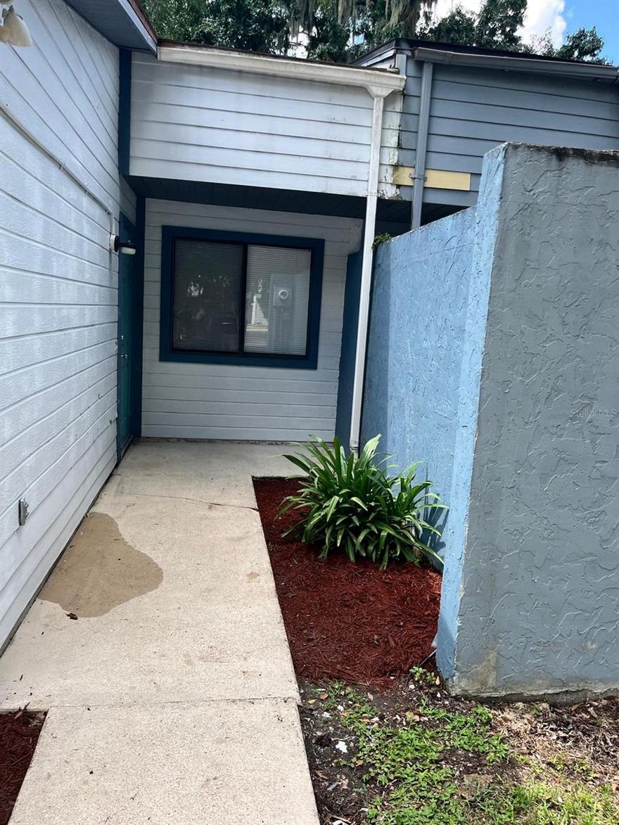 This cute 2/1 villa in a convenient Gainesville location is ready for move in. It features vinyl plank flooring throughout, a freshly painted interior, fully fenced yard, private parking, and a large laundry/ storage room with new washer & dryer. Move in with first month rent and security deposit. This one is a must see!