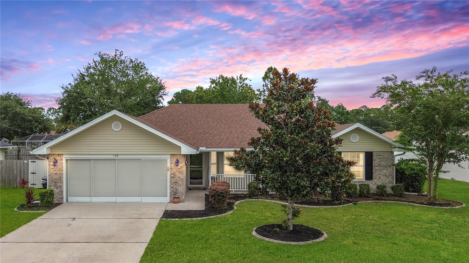 Welcome to 108 Birchwood Dr – a well-maintained 3-bedroom, 2-bathroom home in the heart of Palm Coast, offering comfort, style, and outdoor fun. Built in 2016, this home features an attractive brick exterior and a thoughtfully designed split floor plan perfect for everyday living or entertaining.
Step inside to find brand-new luxury vinyl plank flooring in the living area, creating a fresh and modern feel. The spacious master suite includes a custom walk-in closet for optimal organization. Outside, enjoy a fully fenced backyard with low-maintenance turf and an oversized above-ground pool — perfect for Florida summers.
Whether you're relaxing indoors or hosting guests outdoors, this home has the space and upgrades to suit your lifestyle. Conveniently located near schools, parks, and shopping, 108 Birchwood Dr is move-in ready and waiting for you to make it your own.