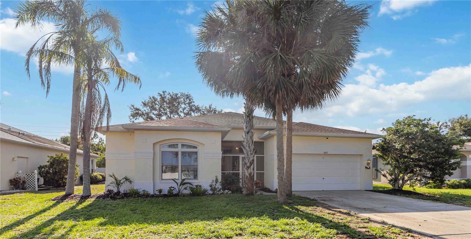 Welcome to this beautiful 3-bedroom, 2-bathroom coastal POOL home in the desired Woodmere Lakes community. LOW HOA FEES, NO FLOOD ZONE, NO CDD'S. Offering the best of indoor-outdoor living, this home is designed for comfort, style and relaxation!
Upon entering through the front French doors, you will quickly discover the flowing floor plan, high ceilings and Luxury Vinyl Plank (LVP) flooring throughout. This gorgeous home boasts an updated kitchen featuring quartz countertops with a beautiful breakfast bar, modern cabinetry with lots of storage space and a tile backsplash. Plantation shutters adorn this space allowing in an abundance of natural light.
Before entering the 3 spacious bedrooms you are greeted by a flexible den space-perfect for a home office, playroom or quiet reading nook. The bedrooms provide optimal natural light with room to relax and recharge. The two updated bathrooms feature quartz countertops, spa-like fixtures in the primary bathroom, and modern designs. The primary bathroom features a large walk-in closet with high ceilings-ready for use or easily customizable.
Step outside into your private backyard oasis, where a sparkling screened-in pool and generous patio space await. Whether you're hosting guests or soaking up the sun in peace, this home offers the ultimate Florida lifestyle!
ROOF 2016, HVAC 2014, REPIPED 2007. POOL CAGE RESCREENED, POOL PUMP REPLACED AND TESLA CHARGER ADDED TO THE GARAGE IN 2023.
This gorgeous home is close to airports, beaches, shopping and so much more!! Schedule your showing today!