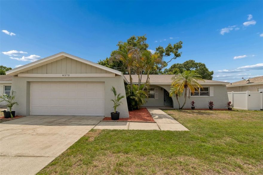 Comfortable Today, Customize Tomorrow
Welcome to this well-maintained 3-bedroom, 2-bath home with a desirable split-bedroom floorplan and 2-car garage, ideally located in one of Seminole’s most convenient and friendly neighborhoods. Just a short walk to Starkey Elementary, Osceola Middle, and Osceola Fundamental High School, this home offers the perfect combination of comfort, location, and long-term potential.

Inside, you’ll find a functional layout designed for everyday living, with spacious living areas and a private primary suite separated from the guest bedrooms. Major updates have already been completed, including a new roof and new HVAC system, giving buyers peace of mind from day one.

Step outside and enjoy a neighborhood known for its sidewalks, mature landscaping, and community feel, all while being just minutes from Seminole Park, shopping, dining, and Gulf beaches. Commuters will appreciate the easy access to the Howard Frankland and Gandy Bridges for convenient travel to Tampa and surrounding areas.

Move right in and enjoy the home as-is, or update over time to create your own personal vision. Whether you’re a first-time buyer, growing household, or someone looking for a solid home in a fantastic location, this Seminole property is full of opportunity.