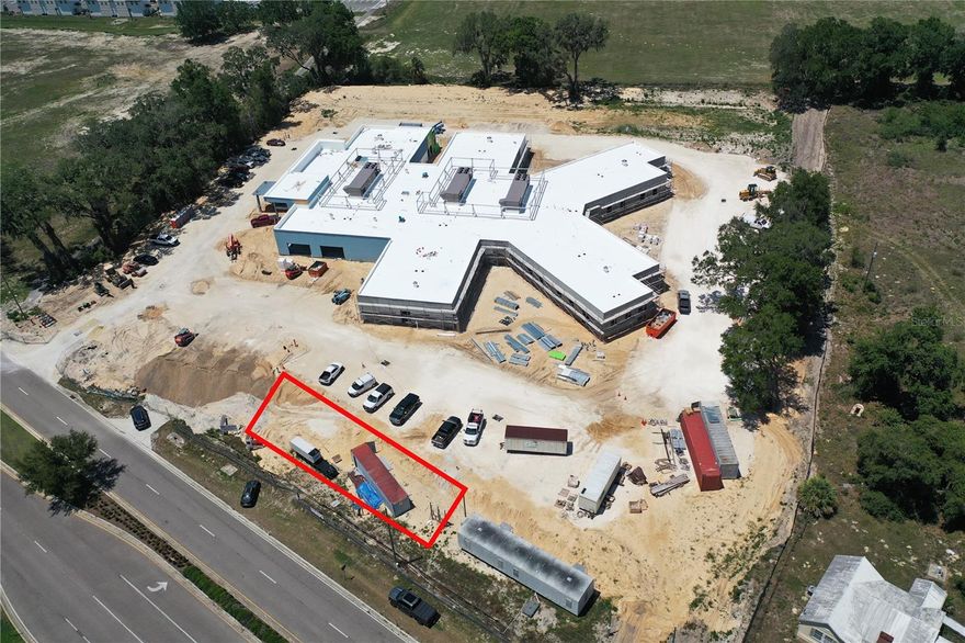 Prime 6,000 SF Pad Site | Hwy 44A & Powell Rd | The Villages, FL
Strategically positioned at the high-traffic intersection of Hwy 44A and Powell Road adjacent to The Villages, this 6,000 SF pad site offers exceptional visibility and access in one of Central Florida’s fastest-growing medical corridors.
Located on the outparcel of a 40,000 SF state-of-the-art physical rehabilitation hospital currently under construction, (to be completed in 2025) this site is ideally suited for a medical office, urgent care center, or specialty practice.
All infrastructure is in place, and the pad will be delivered ready for vertical construction. Available for purchase or lease to a qualified tenant.

Highlights:
6,000 SF pad site
Signalized corner with high visibility and traffic counts
Co-located with a 40,000 SF physical rehabilitation hospital located at 4756 C-44A, Wildwood, FL 34785
Ideal for medical or professional office use
All utilities and site work completed
Ready for immediate development 
Purchase or lease options available