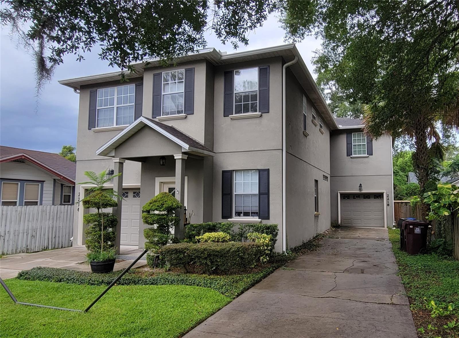 College Park beauty. Built in 2008, 3 bedroom, 2.5 bath, back unit 1/2 duplex, Townhome style. 6 blocks from Florida Hospital. This home, backside entry, has a single car garage and private backyard. Enter the home directly through the garage or private entrance into the beautiful great room. Living, dining, and Kitchen with high ceilings are all open for great entertaining. Kitchen has all appliances, pantry closet and breakfast bar. Livingroom has French doors go out to cute, raised deck overlooking private backyard. Downstairs also features a nice half bath and large storage closet. Head up the very nice wood staircase to the 3 bedrooms, 2 baths, and laundry room. With second floor ceilings over 9 feet, it feels more spacious. All bedrooms have carpet. The oversized master bedroom has a large walk-in closet with custom shelving. The Master bath includes a 6ft jacuzzi jetted tub, double sinks in separated vanities, and separate toilet room. Don’t miss this Awesome home to live in this fantastic College Park neighborhood just 2 blocks off the 4 for fast access to….. Everywhere!