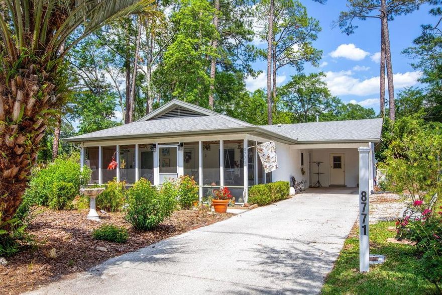 Beautifully updated home located in the highly desirable Turkey Creek Forest community in Northwest Gainesville! This thoughtfully maintained home features a spacious tiled screened porch, inside laundry room, and peaceful natural area views from the living room, primary bedroom, and screened porch. Over the past few years, the home has seen numerous updates including a newer roof (2022), new flooring throughout, a renovated and expanded kitchen with new appliances, newer HVAC, and two renovated bathrooms. Additional improvements include a new washer and dryer with added laundry sink, new hurricane-rated windows with custom blinds, and backyard enhancements with sod and pavers. The hurricane-rated windows also come with a transferable warranty for added peace of mind. And there are 2 separate storage rooms, one is even heated and cooled!  Plenty of room for all your storage needs and temperature controlled! Turkey Creek Forest residents enjoy access to a community swimming pool, tennis courts, clubhouse, and a welcoming neighborhood atmosphere convenient to shopping, restaurants, medical facilities, and all that Northwest Gainesville has to offer.
