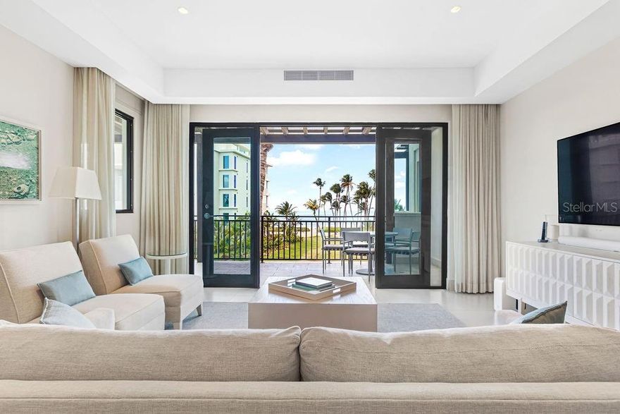 Stunningly situated in the idyllic location of Bahia Beach Residences, this beachfront condominium is what you've been waiting for and it's finally available. Located in the third floor of Las Ventanas II Condominium, you will definitely enjoy majestic views of the Atlantic Ocean from your own private terrace. 

An air of relaxed luxury pervades the interior of this unit which offers 3 bedrooms and 3 full bathrooms, spacious Living and Dining area that spills out to the covered terrace ideal for barbecues and entertaining. This home is sold fully furnished and equipped including a Smart Home Automation Package giving you complete control of lighting, air conditioning, home entertainment, security and more via a touch screen display. This property will be shown only on August 11, 12 and 13 by appointment only.