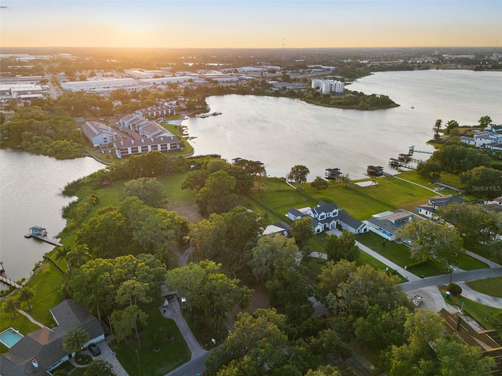 Nestled in the heart of the prestigious College Park neighborhood, this exceptional 2.7-acre lakefront estate offers a once in a lifetime opportunity to own this piece of tranquility in one of Orlando's most sought-after communities. Situated on the scenic shores of Lake Fairview, this expansive property boasts breathtaking panoramic views, mature shade trees, and direct access to the water—perfect for boating, fishing, and lakeside recreation.
The property spans a generous 2.7 acres of wet-and-dry land, providing ample space for a luxury custom residence, mansion, guest house, or private retreat. With over 200 feet of direct lake frontage, the site captures stunning sunrises and sunsets, offering a peaceful, resort-like atmosphere just minutes from downtown Orlando.
Zoned for residential use and surrounded by multi-million-dollar homes, this parcel presents an exceptional opportunity for both homeowners and developers looking to build in an upscale, well-established area. Located within close proximity to boutique shops, restaurants, parks, and top-rated schools, 43 Interlaken Rd combines natural beauty with urban convenience minutes from Downtown Orlando.