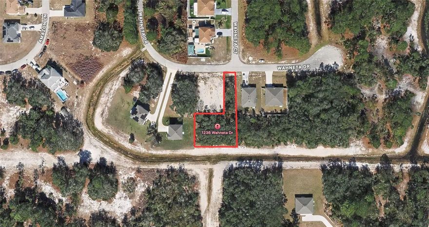 0.21-acre lot in Poinciana’s Village featuring a long driveway-style access that tucks the homesite back for extra privacy. Zoned PUD for single-family use and fully in Flood Zone X(NO FLOOD ZONE). Utilities are available in the area, and new construction is active throughout the neighborhood. APV amenities include a fitness center, multiple pools and the Aquatic Center, parks, playgrounds, sporting fields, sand volleyball court, dog park, community center, and included bulk cable/internet. Low taxes and strong growth make this a solid build or investment option. Buyers should verify utilities and building requirements with Polk County and APV.