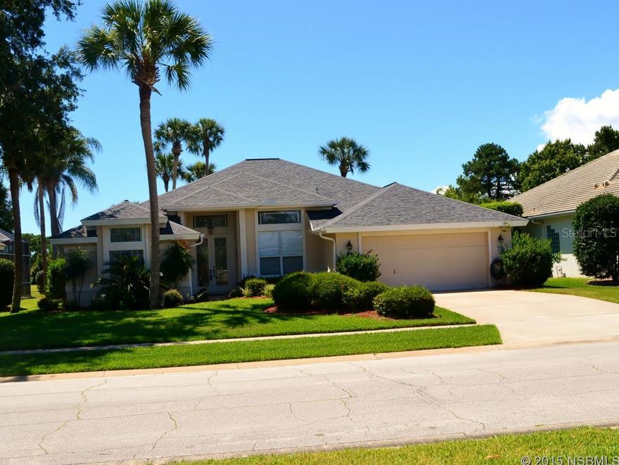 Spacious home with peaceful setting on a small pond in Countryside.  The homes has wonderful views of the water and landscape from all the living areas.  Large screened porch with access from living area and master bedroom.  The master has two large walk-in closets, tray ceiling, spacious bath with soaking tub and walk-in shower.  Tiled foyer, open large dining area, kitchen with granite counters and newer appliance package.  Sunny breakfast nook for morning coffee overlooking rear yard and water.  Community Club house and pool ad to the many features of this centrally located home near Spruce Creek Schools.  Shopping and restaurants nearby. ;Water: City