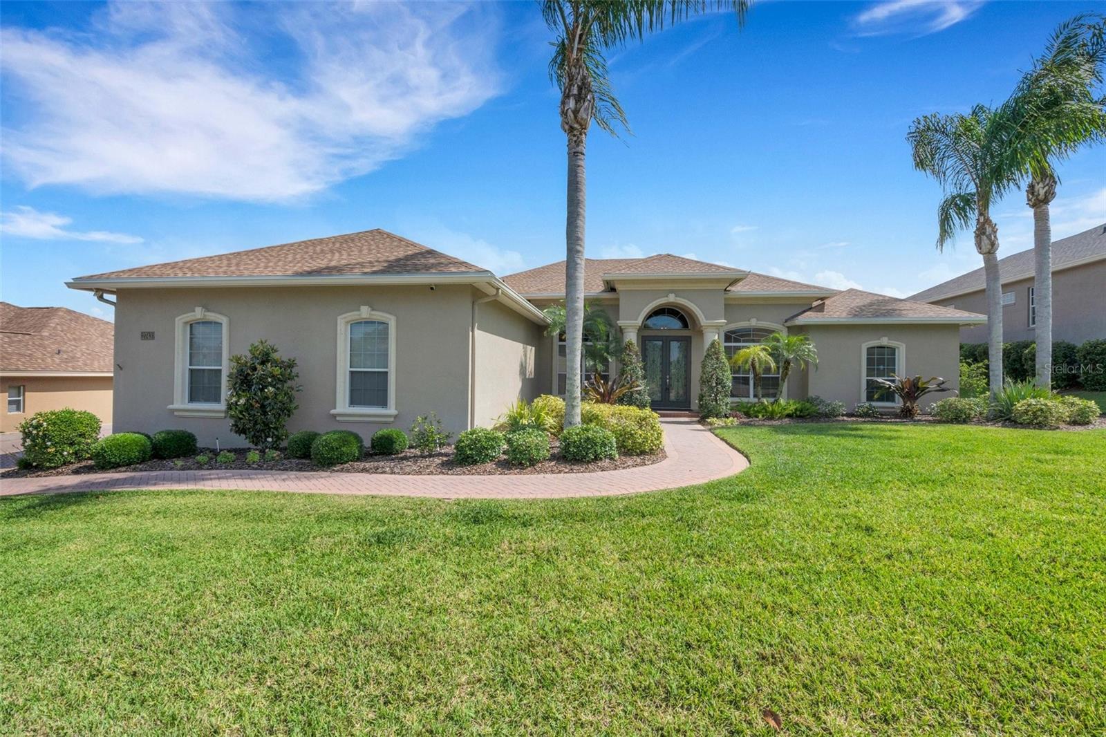 ~Opulent South Lakeland Custom Built Executive Residence Offered for Lease~
Situated within the Verandah gated community, this outstanding 4 bedroom, 3 bath residence is a harmonious fusion of elegance, coziness and efficiency. Features include an abundance of natural lighting, neutral color scheme throughout, elevated finishes, tile flooring with wood grain design, crown molding, architectural features, open and split floor plan, and a generous size chef inspired kitchen with stainless steel appliances, granite countertops, breakfast bar and a walk-in pantry with an etched glass door. Additional features include a cozy breakfast nook, sizeable primary bedroom with French doors leading to a massive lanai, dual closets, en-suite bath with dual vanity areas, garden tub, and walk in shower with dual shower heads, interior laundry room with storage area, sink and washer/dryer, mature landscaping, spacious yard, and an oversized 3-car side-entry garage.