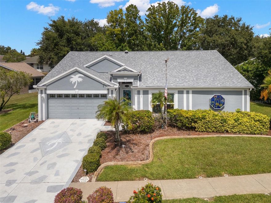 Unique and beautiful home in the heart of Tarpon Springs! Only 1 mile to the historic Sponge Docks and minutes to US-19, restaurants, and shopping. A short walk or bike ride (½ mile) to the Pinellas Trail. Sunset Beach is just 2 miles from downtown Tarpon Springs, Fred Howard Park Beach is approx. 5 miles, and the Anclote River runs directly through the Sponge Docks—making water activities and beach time convenient and part of your lifestyle. HIGH & DRY. NO FLOOD ZONE. 

The seller is the original owner, and the home was built in 1995 by Plute homes with the sellers participation and has extensive upgrades and custom features. Water pipes are COPPER (NON-RUST), and a retaining wall was built at construction. In 2006 AN ADDITION TO THE HOME ADDED. The seller designed and added 682 sq. ft., expanding all 3 bedrooms to nearly double their original size, each with cathedral ceilings and extra closet space. TRANE CENTRAL HEAT/AIR CONDITIONER (2018), SOLAR LIGHTS (2018), TANKLESS HOT WATER HEATER (2022), and NEW ROOF (2023). NEW SOUTH IMPACT HURRICANE WINDOWS (2020) ALL NEW APPLIANCES (2021). Enclosed housed working HOT TUB. Updated kitchen and bathrooms. Tile floors and laminated. 

The Florida room is air-conditioned with central HVAC duct plus its own split unit (approx. 420 sq. ft. ADDITOINAL SQ FT not included in heated sq. ft.). Oversized garage with custom garage door, workspace, and storage. CUSTOM HANDMADE STAIN GLASS (removable) convey. Landscaped LOT (98x105) with private backyard, custom hot tub, and outdoor living space. Front glass screen door and stained-glass feature window add curb appeal. Well-maintained and move-in ready. This home is a rare find and a true value.