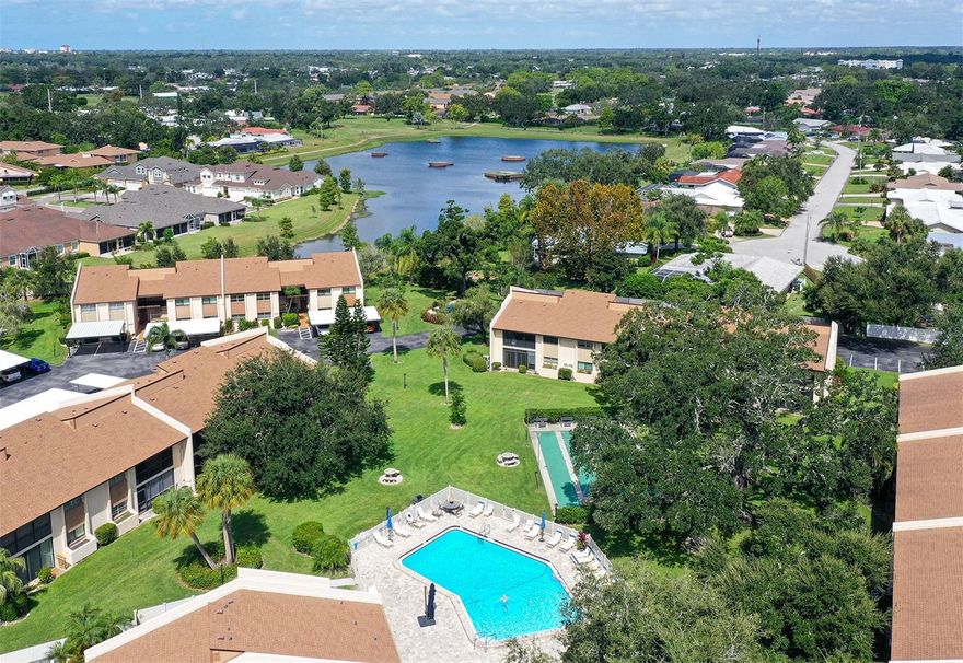 Introducing this lovely 2BR/2BA, 2nd floor residence, perfectly situated in Forest Lakes Village, a desirable 55+ community. As you step inside, you'll be greeted by the warmth & charm of this tastefully decorated retreat, where every detail has been thoughtfully considered to provide the ultimate in comfort & style.  The updated kitchen with ample cabinets, granite counter tops & stainless-steel appliances is designed to make cooking & entertaining a joy. Step out onto the screened-in veranda, where you can enjoy the fresh air & scenic views of the surrounding area. This peaceful retreat is perfect for relaxing, enjoying a glass of wine, or simply soaking up the sunshine. Park your vehicle in the covered carport, just steps away from your front door, providing easy access to all this community's amenities. Pets welcome. On site amenities include a spacious updated clubhouse, fitness center, full kitchen, geothermal heated pool (heats and cools), shuffleboard, billiards, library, computer center, grills & picnic tables. Centrally located to downtown Sarasota, shopping, banks, dining, medical facilities, entertainment, airport, UTC Mall, and much more. Don't forget our beautiful local sandy beaches just a short drive away. You must own for two years prior to renting with a minimum 6-month lease. Fee includes basic cable, community pool, escrow reserves, insurance, maintenance exterior, maintenance grounds, manager, recreation facilities, water, sewer & trash, reserved carport & guest parking. Don't miss this incredible opportunity! Schedule your viewing today & discover why this 55+ community is the perfect place to call home!