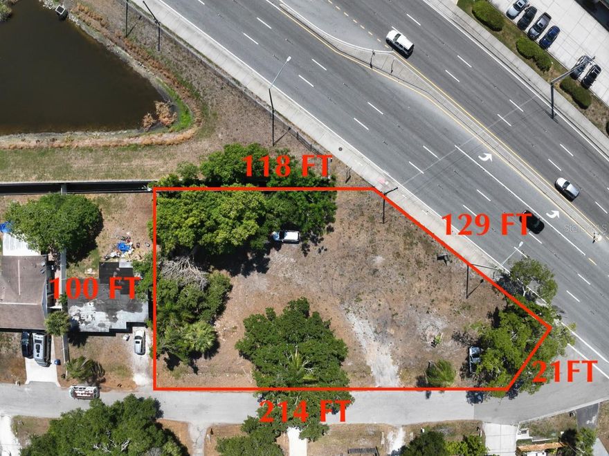 Prime LOCATION! Irregular lot located off S Tamami Trail with future commercial zoning.