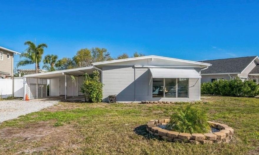 Welcome to Riviera Bay, where comfort, style, and location come together in one of North St. Petersburg’s most desirable neighborhoods. This beautifully remodeled three bedroom home with a versatile bonus room offers nearly 1,300 square feet of thoughtfully designed living space on an oversized 0.19 acre lot.

Step inside to brand new luxury vinyl flooring, fresh interior and exterior paint, and an open layout that feels bright and inviting. The updated kitchen features brand new stainless steel appliances including a refrigerator and microwave, creating a clean, modern space that is both functional and stylish. A newly renovated bathroom adds a polished touch, while a newer roof and brand new HVAC system provide peace of mind and year round comfort. A new washer is also included, making everyday living effortless.

The flexible bonus room is perfect for a home office, guest space, playroom, or additional lounge area, adapting easily to your lifestyle needs. Out back, the expansive yard offers endless potential. Whether you envision weekend barbecues, a cozy fire pit area, or a lush garden retreat, there is room to create the outdoor space you have always wanted.

Riviera Bay is loved for its welcoming community feel and unbeatable convenience. Enjoy quick access to Gandy Boulevard for an easy Tampa commute, explore the natural beauty of Weedon Island Preserve, or spend the afternoon on the greens at Mangrove Bay Golf Course or Cypress Links Golf Course. With its modern updates, oversized lot, and prime North St. Pete location, this move in ready home is a standout opportunity. Schedule your private showing today.