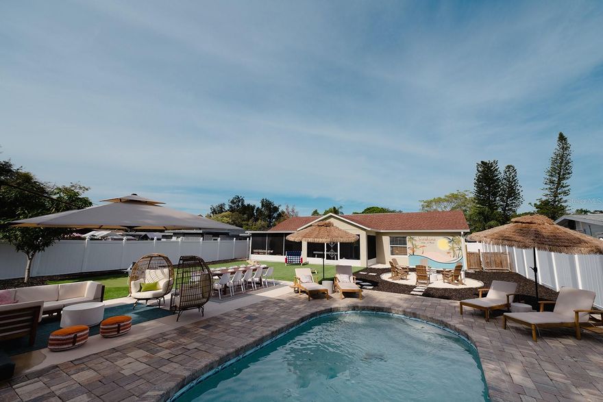 Step into a fully operational short-term rental that’s already generating impressive income. Built in 2014 and thoughtfully maintained, this professionally designed property is being offered as a complete package sale, making it the perfect opportunity for investors seeking immediate cash flow with minimal setup.

With $115,000 in gross rental income in 2024 and $102,000 in 2025, this successful Airbnb has a proven track record and future bookings already in place, allowing the next owner to start earning from day one.

The home is being sold fully furnished and turnkey, featuring curated interiors and every amenity guests look for—from a heated pool and fire pit to a pool table and multiple entertainment spaces designed to maximize guest experience and glowing reviews.

Major systems have been updated as well, including a new A/C installed in 2024, giving peace of mind for years to come.

Even better, the operational side is already dialed in. All vendors are in place, including trusted service providers such as a handyman and pool maintenance, ensuring a seamless transition for the next owner.

The current layout allows for additional high-ROI amenities that perform exceptionally well in short-term rentals, such as:

• Converting the garage into a game room or entertainment space

• Adding a hot tub to elevate the outdoor experience

These types of amenities are proven booking drivers and can help increase both nightly rates and occupancy.

Additionally, the property is located in unincorporated Manatee County, which allows for greater flexibility with guest occupancy limits compared to many nearby areas. This creates an opportunity to accommodate larger groups and further increase revenue potential.

Whether you’re expanding your portfolio or entering the short-term rental market, this established Airbnb business offers immediate income, strong performance history, and a truly turnkey experience.This property also presents excellent opportunities to further increase revenue for investors looking to enhance the guest experience.