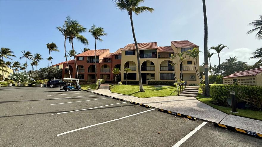 Experience the lifestyle of Palmas del Mar at 208 Beach Village, Humacao. This spacious condo offers 1,390 sq. ft. of living space, featuring 2 bedrooms, 2 bathrooms, and a versatile bonus room that combines comfort and style in a prime location. Fully equipped and move-in ready, it’s also an excellent short-term rental opportunity that can start generating income from day one. Enjoy a private balcony overlooking the golf course and a terrace with ocean views — perfect for relaxing and taking in the scenery. The property also includes an assigned parking space for convenience. Living here means access to resort-style amenities such as a pool, golf courses, pickleball courts, a beach club, marina, restaurants, shops, and the renowned Palmas Academy (PK–12). Whether you’re searching for a primary residence, a vacation retreat, or an investment property, this home offers the perfect balance of lifestyle, location, and value. Contact me today to schedule your private showing and see everything Beach Village has to showcase!