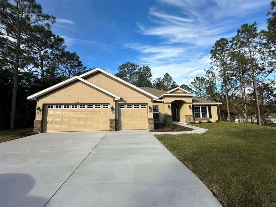 New construction home built and sold in December 2023.