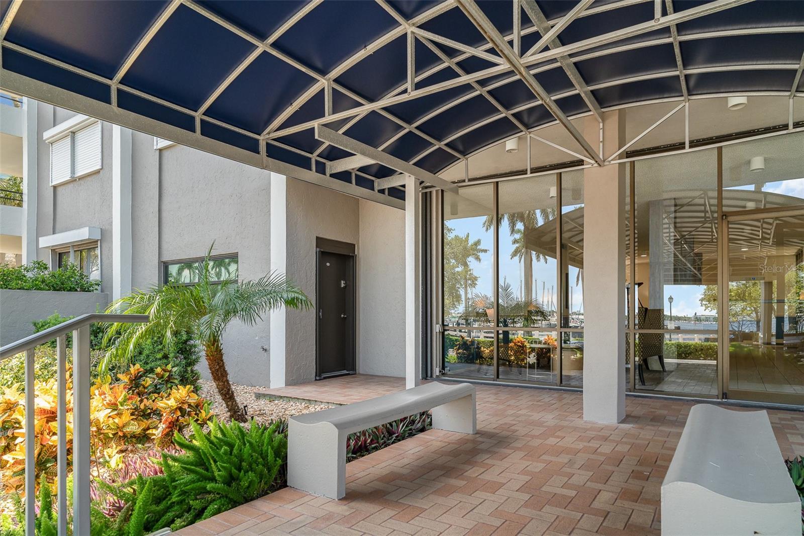 Experience the Stunning Views of the River, Riverwalk, and Marina!Welcome to your oasis along the marina! This stylish condo offers spacious living with plenty of natural light and breathtaking water views. The Newly Updated Kitchen & Bath features stunning cabinets, Quartz countertops, a mosaic tile backsplash, and pendant lighting.
An extended 4-mile Riverwalk will soon be right outside your door, perfect for jogging, biking, and picnicking. With low HOA fees and taxes, this condo is an excellent rental investment opportunity in the thriving tourism area of Bradenton.
Located at the front corner of the building, the unit has a private entrance and includes double-pane windows, a large bedroom with a ceiling fan, and a private bathroom with ample storage. Additional features include a walk-in closet, a 6'x5' storage closet, and a phantom retractable screen for enjoying breezes off the water.
Central AC and water heater were replaced in 2020 and 2018, respectively. No pets allowed. The low HOA fee covers cable, water, trash, sewer, and access to club and social rooms. Favorable rental terms allow 90-day rentals twice a year with no waiting period from ownership. The condominium has passed all state engineering inspections.