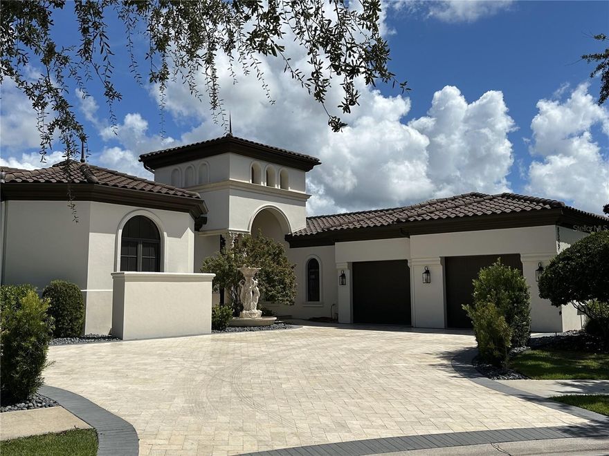 Find privacy and natural beauty in this stunning 4,486-sq.-ft. home with 4 beds and 5 full and 1 half baths. Expertly designed and finely executed, the interior features a large foyer, formal living and dining rooms, library, second-floor bonus room and a 2-car garage.