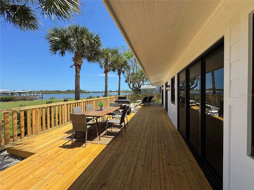 Completely renovated with high-end finishes throughout, this 2-bedroom, 2-bath home at 203 Parkwood Lane offers front-row river views you’ll never get tired of. Start your mornings watching dolphins play and pelicans glide across the water, then wind down with breathtaking sunsets from your private river-facing deck.

Inside, the design feels intentional and elevated. The kitchen features sleek black appliances paired with warm gold finishes for a bold, modern look. Collapsible sliders open wide to seamlessly blend indoor and outdoor living, filling the space with natural light and unobstructed views.

Every detail has been thoughtfully updated, creating a move-in-ready retreat that lives as beautifully as it looks. If you’ve been waiting for something truly special on the water, this is it.