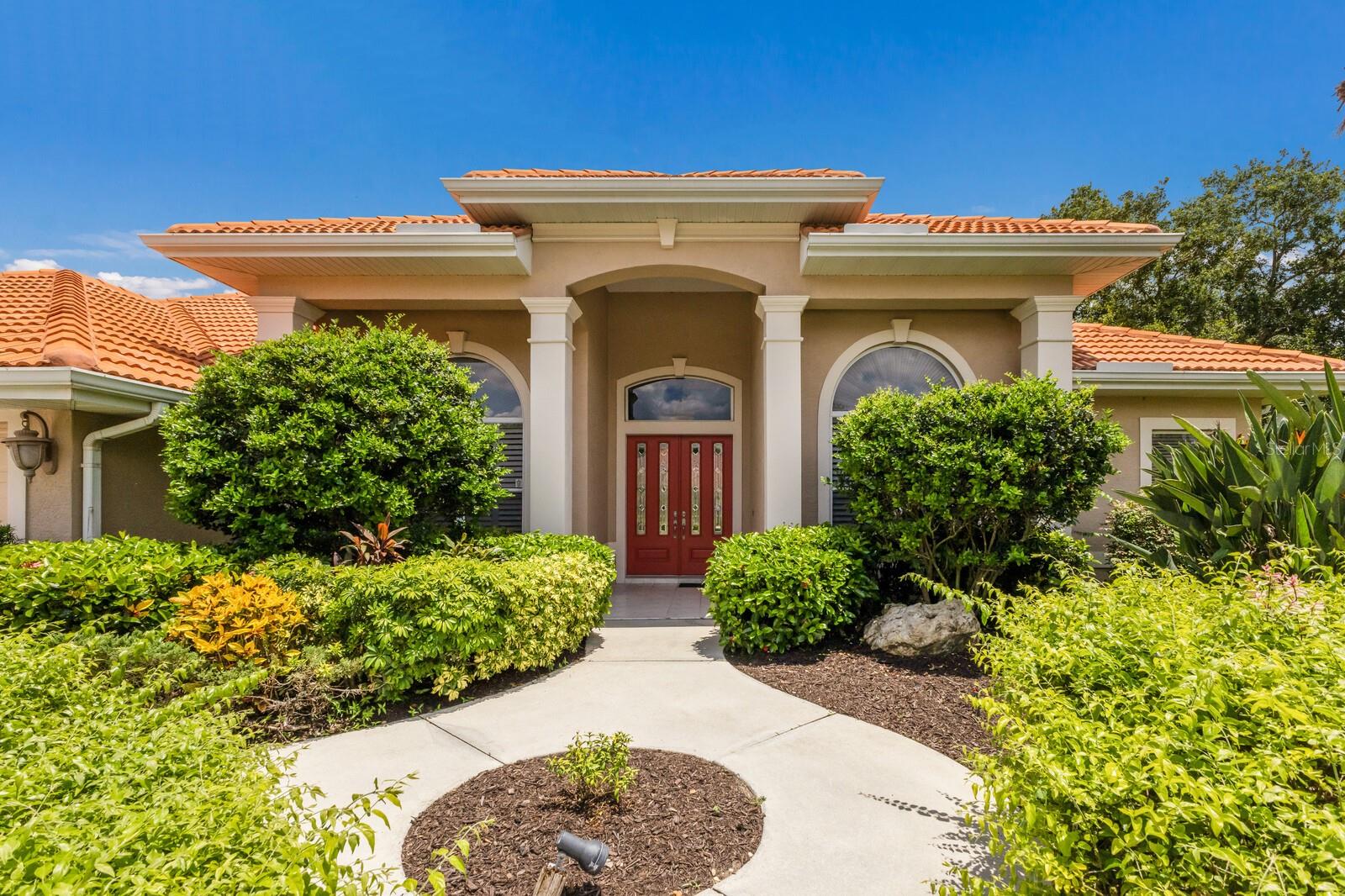 TURTLE ROCK IS A WONDERFUL GATED COMMUNTIY CLOSE TO SHOPPING, RESTAURANTS, THE LEGACY TRAIL, AND WORLD-FAMOUS SIESTA BEACH. TURTLE ROCK HAS A CLUBHOUSE WITH A COMMUNITY SWIMMING POOL AND TENNIS COURT. THIS LOVELY HOME IS SITUATED ON A BEAUTIFUL STREET OF CUSTOM HOMES. LUSHLY LANDSCAPED LOT WITH A WATER VIEW! THIS SPLIT PLAN HAS 4 BEDROOMS, EACH WITH A WALK IN CLOSET, 3 FULL BATHS. FEAUTURES HIGH CEILINGS, SEPARATE LIVING AND DINING ROOMS, LARGE CHEFS' KITCHEN WITH LOADS OF CABINETS, STONE COUNTERTOPS, NATURAL GAS COOKING, AND BREAKFAST NICHE AND BAR. THE KITCHEN OPENS TO THE FAMILY ROOM WHICH IS ACCENTED BY A NATURAL GAS FIREPLACE AND BUILT INS. THERE IS A PRIVATE OFFICE/DEN TOO! LARGE PRIMARY BEDROOM, VERY SPACIOUS BATHROOM WITH SHOWER AND SOAKING TUB. CAGED LANAI FEATURES A POOL AND SPA OVERLOOKING A LOVELY WATER VIEW! OVERSIZED 3 CAR GARAGE! ***NEW TILE ROOF TO BE INSTALLED BY THE SELLER! ***