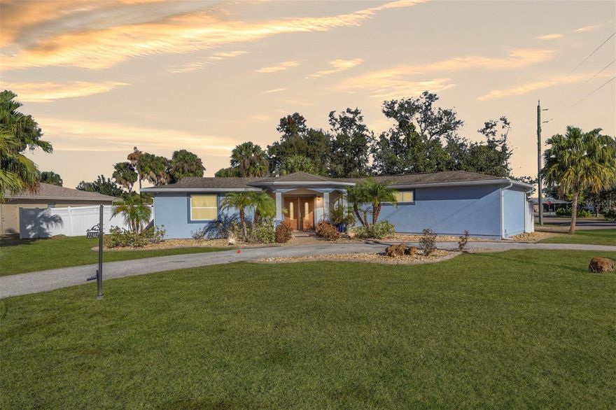 One or more photo(s) has been virtually staged. Beautifully remodeled 4-bedroom, 2.5-bath pool home offering 2,383 sq ft of living space on an oversized, privacy-fenced lot in Charlotte County, FL. This home has been fully renovated from top to bottom and features a stunning kitchen with stainless steel appliances, granite countertops, and ample cabinetry. Enjoy tile and wood flooring throughout, crown molding in every room, ceiling fans, and LED lighting throughout the home. The spacious media room is perfect for entertaining or relaxing. The oversized primary suite offers a private retreat with a small patio and generous space. Step outside to a large lanai overlooking the pool, ideal for enjoying Florida’s summer weather year-round. Additional features include a finished garage and a central location just minutes from US-41 and the local hospital. A truly move-in-ready home combining style, comfort, and convenience. Call us TODAY to schedule your private tour.*more and one picture are virtually staged*