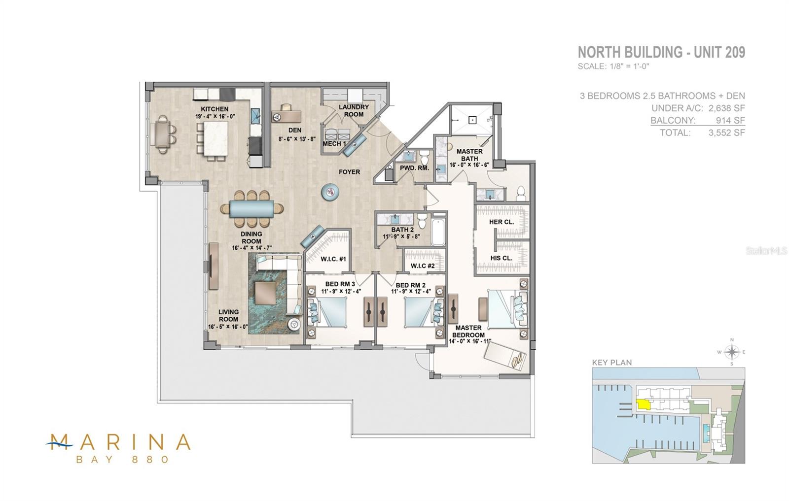 MARINA BAY 880 CONDO - Residential Lease