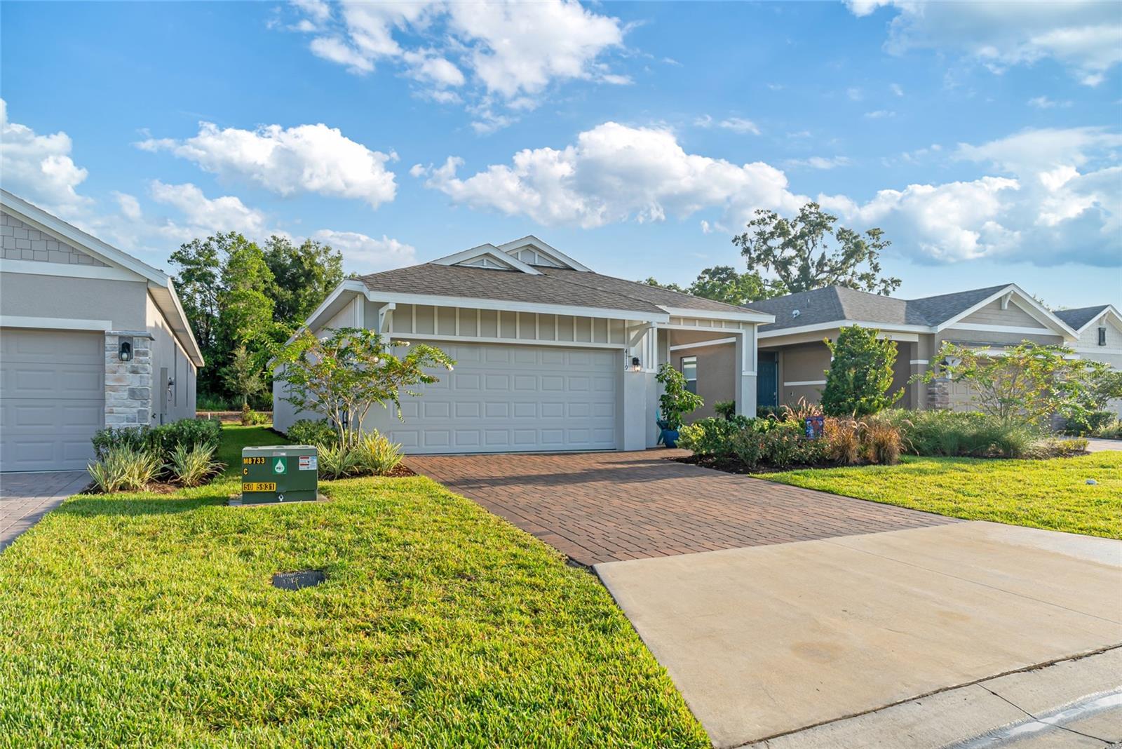 Welcome to your resort-style oasis at Ocala Preserves! With EASY OWNER FINANCING AVAILABLE, this stunning 3-bedroom, 2-bathroom home is a masterpiece of modern living, designed with luxury and convenience in mind. From the moment you step inside, you'll be captivated by the thoughtful upgrades and impeccable style.
The heart of the home is the designer kitchen, featuring sleek cabinetry, open shelving, and a center island perfect for entertaining. The open floorplan flows seamlessly into the living area, decorative wainscoting adds a touch of sophistication. A built-in coffee bar with a beautiful tile backsplash in the pantry ensures your morning routine is a luxurious experience.
Every detail has been considered, from the custom closet system to the fully upgraded bathrooms. Outside, the magic continues with a newly added paved patio and a beautifully curved wall, creating a stylish outdoor retreat perfect for relaxing or hosting gatherings. The professional landscaping enhances the curb appeal, making this home a true standout.
But the real appeal is the unparalleled resort-style living that Ocala Preserves offers. Enjoy a vibrant community with an array of amenities, including a beautiful golf course, multiple sparkling pools, pickleball and tennis courts, and an on-site restaurant.
With a low-maintenance lifestyle, the HOA covers internet, lawn care, and home security, giving you more time to enjoy all the incredible facilities and events. This is more than a home, it's a lifestyle. Schedule your tour today.