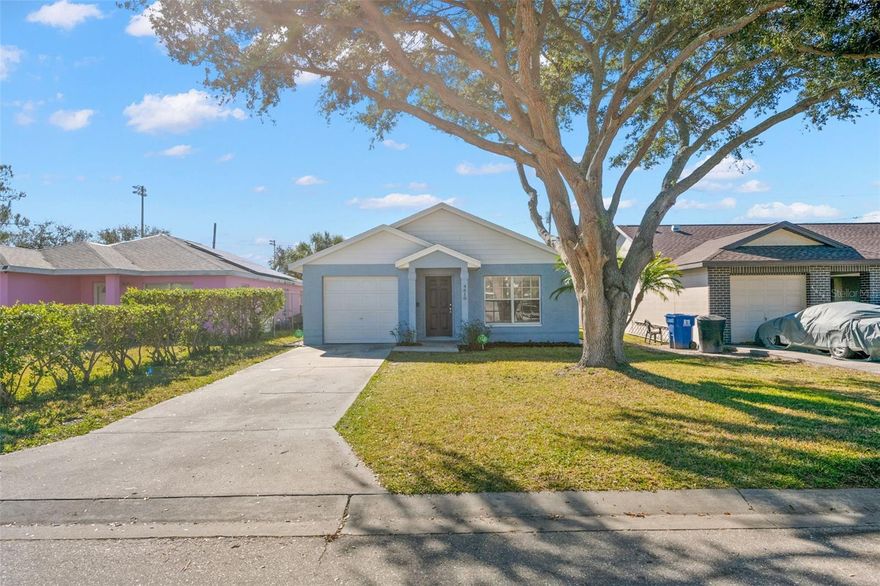 One or more photo(s) has been virtually staged. If you’re looking for a turn-key home in St. Petersburg, look no further! This recently renovated home features 3 bedrooms, 2 bathrooms, and a 1 car garage. Updates include a newer roof (2021), new AC system (2025), new water heater (2025), and done within the last 2 years are the new luxury vinyl plank floors throughout, new kitchen cabinets, quartz counters and stainless steel appliances, completely new bathrooms, fresh paint inside and out, new baseboards, and new doors! All you need to do is bring your belongings. You’ll also enjoy the high ceilings in the main living area, the windows letting in natural light, and the spacious backyard. Located right around the corner is the Pinellas Trail, a large playground, and fields for football, soccer, etc, and the local YMCA. Also nearby are many options for shopping and dining. You’re just a short drive to US HWY 19, perfect for commuting, 15 minutes to St. Pete beach, 10 minutes to downtown St. Pete, and 20 minutes to Clearwater-St. Pete International Airport. Come see this home today!