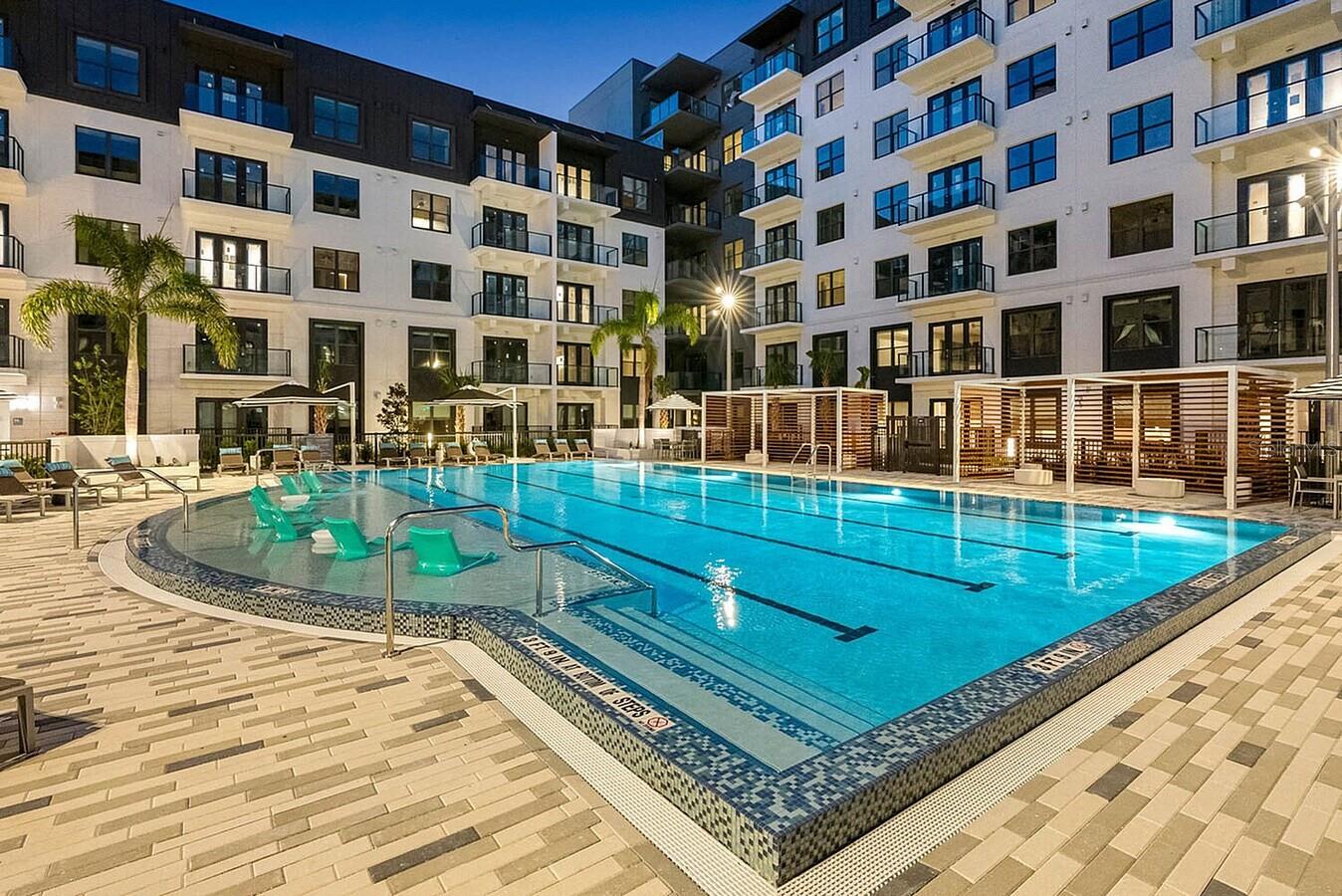8 Weeks Free and Look & Lease Special of admin fee waived.
PEP for all first responders, teachers, hospital workers, University staff, faculty receive waived app & admin fee. Prices, promotions, and availability are subject to change. Multiple floor plans available. Days on market is not specific to this current plan listed. Experience a New Standard of Apartment Living
In the heart of Altamonte Springs, where Uptown energy meets the tranquility of Cranes Roost Lake, The CenterPointe Apartments offer an unmatched, ultra-premium lifestyle. Enjoy sleek, modern studio, one, two, and three-bedroom residences with glass-wrapped balconies and serene lake views, crafted for those who seek beauty and distinction. This walkable waterfront community of luxury apartments for rent in Altamonte Springs, FL, lets you set the pace, whether savoring lakeside strolls, neon sunsets, or the vibrant pulse of nearby dining and entertainment. Contact us today to schedule your tour!