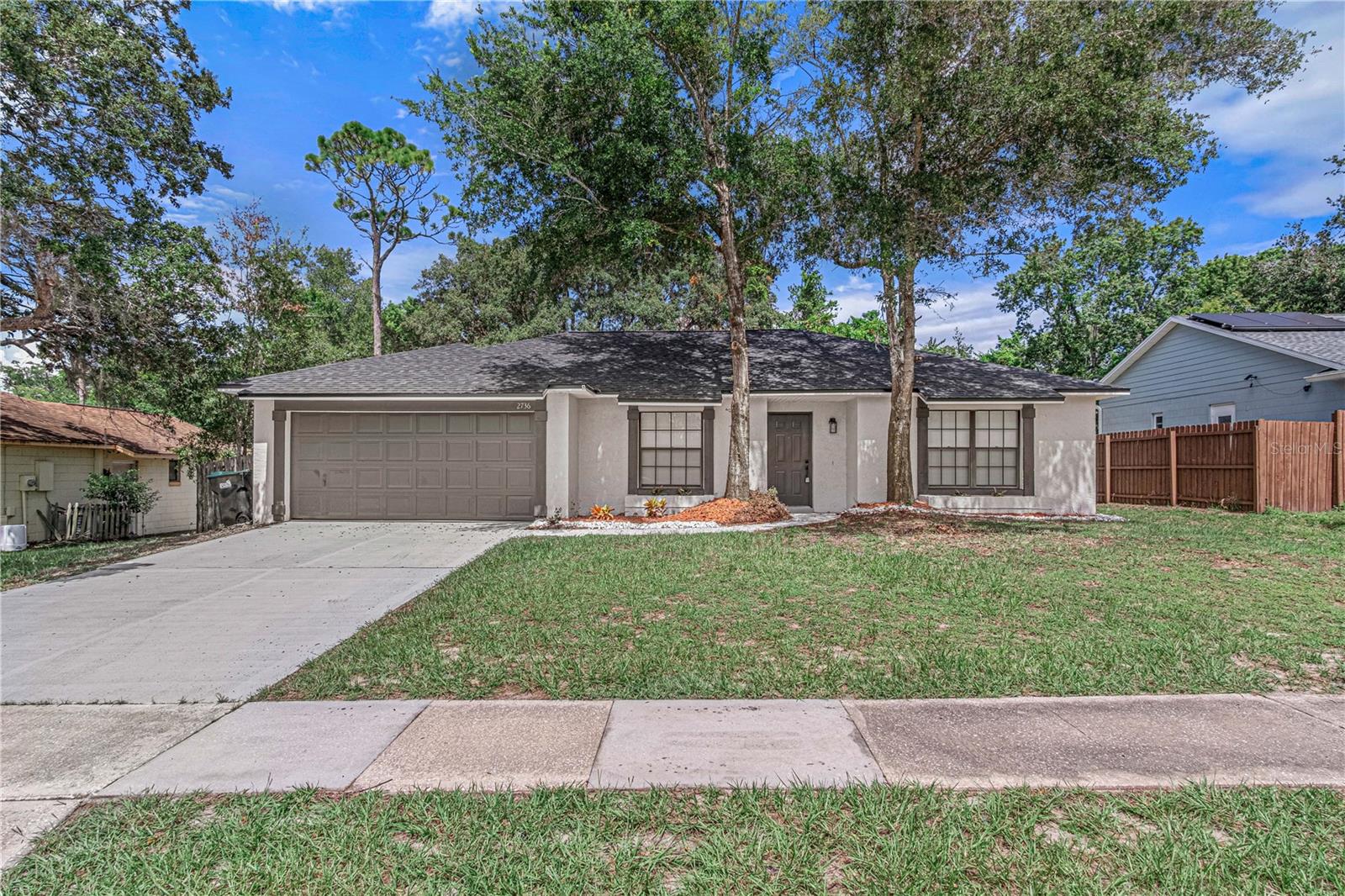 Looking for a move-in ready home that has it all? This completely renovated 3-bedroom, 2-bath gem offers the perfect blend of modern style and everyday comfort.
Inside, you’ll find brand-new flooring, fresh baseboards, and energy-efficient LED lighting throughout. Both bathrooms have been fully updated with new showers, toilets, and cabinetry, while the kitchen boasts new cabinets and quartz countertops, stainless-steel appliances. The spacious living room opens to the backyard through an impact-resistant sliding door, adding both style and peace of mind.
Freshly painted inside and out, the home also features a permitted new roof (late 2025), giving you years of worry-free living.
The location is unbeatable—just minutes from Downtown Orlando and MCO, with easy access to main roads. The neighborhood is welcoming and family-friendly, with an excellent school directly behind the property.
With top-to-bottom upgrades, modern finishes, and a prime location, this home is ready for its new owners. Schedule your private showing today!