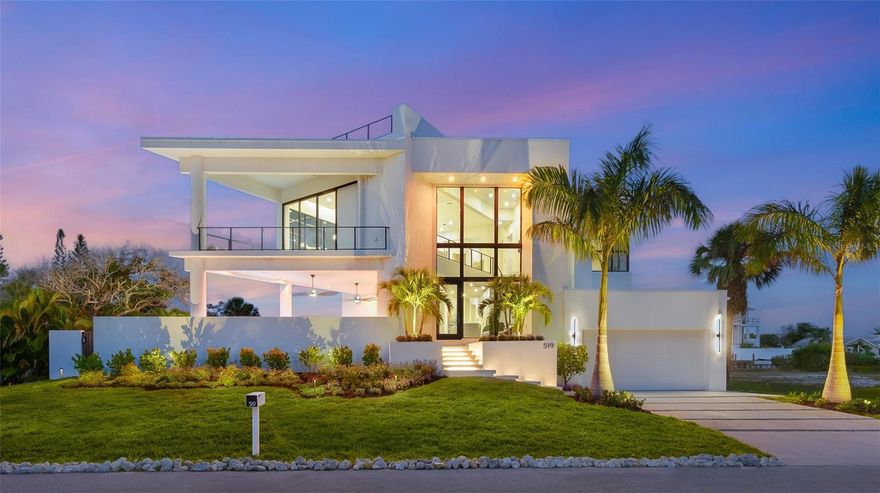 BUILT TO LAST. 519 Rountree is new construction built entirely of concrete block (CBS) across every level—unlike many barrier island homes that transition to wood-frame construction above the flood elevation. The residence has already experienced recent hurricanes without damage. NEW CONSTRUCTION. 519 ROUNTREE is a privately positioned coastal residence offering over 6,400 square feet of indoor and outdoor living, including approximately 5,200 square feet under roof and a 1,100 square foot elevator-accessible rooftop terrace, located within Longboat Key Estates. GULF LIVING EXPERIENCE. At 519 Rountree, days begin with morning air carrying the salt-kissed character of the Gulf and conclude with glowing sunsets that define the Florida coastline. This is not simply proximity to the beach — it is immersion in it. Positioned just moments from the sand, the home offers balcony and rooftop experiences designed for sunset entertaining, open-air dining, and the effortless rhythm of Gulf living from morning through evening. WATERFRONT LIVING. A waterside deck is currently in process, transforming the canal setting into a true extension of the home’s outdoor living experience, subject to permitting. Flexibility remains for a variety of dock and lift configurations, tailored to buyer preference. DESIGN AND EXECUTION. The newly constructed residence has withstood three recent hurricanes without damage, a testament to its quality, elevation, and thoughtful execution. Each level is purposeful in both design and function, delivering a vertical lifestyle that feels intuitive, private, and refined. FURNISHINGS. For buyers seeking the residence exactly as photographed, the complete furnishings and curated design package may be acquired separately. FINAL NOTE. 519 Rountree delivers the atmosphere buyers seek when they say they want Gulf living — quietly, privately, and without excess.