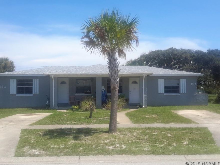 Attention Investors: Check out this Beachside Duplex located in Eleanor Village. Fully rented- start making money right away! Each side has 2 bedroom and 1 bathroom. Each unit has a private driveway for off street parking. Brand new Architectural Shingled Roof put on in 2015. Washer and Dryer hook ups on property convenient for tenants. Tenants are responsible for electric and owner pays the water bill. Deep lot gives the property a nice sized back yard. Just 2 block to the âWorldâs Most Famous Beachâ. Easy walk to local shopping and restaurants. Act fast on this one !