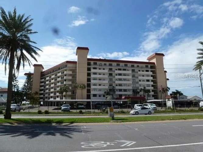 Fully furnished condo including TV and basic cable (WIFI). This beautiful beachfront condo is located directly on the Gulf, has waterfront Gulfview, beach view and pool view. Unit is 2B/2B with walk-in closets in both. Unit features spacious open floor plan with sliding glass doors that open to balcony. This unit also has in unit washer and dryer and reserved parking space. Building features heated pool, spa, sauna, shuffleboard court, elevators and fitness center. Shore Mariner is a 55+ community. No smoking, no pets and minimum three-month rental.