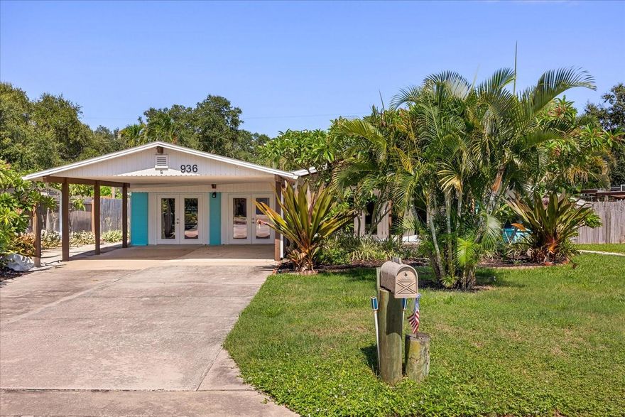Private Oasis in the Heart of Cocoa Beach! This updated 4-bedroom, 3-bath pool home offers the ultimate Florida lifestyle in the always-popular Cocoa Isles neighborhood. Set on a beautifully landscaped lot, the home features vaulted ceilings with exposed beams, an airy open floor plan, and abundant natural light pouring through clerestory windows for a bright, cheerful vibe.
The kitchen offers newer appliances and generous counter space, seamlessly connecting to the dining and living areas—perfect for everyday comfort or entertaining. The spacious primary suite features a resort-style bath with updated cabinetry and a walk-in shower, while three additional bedrooms offer flexibility for family, guests, or a home office. A converted garage adds 424 sq ft of living space and a third full bathroom—ideal for multigenerational living, rental income, or a game room setup.
Step into the sunroom and out to your private backyard paradise, complete with shaded patio areas, mature trees for privacy, and a plunge pool perfect for cooling off on sunny afternoons. An oversized driveway, two-car covered carport, and space for an RV add convenience and value.
Whether you're dreaming of beachside living or searching for a savvy Airbnb or long-term rental investment, this versatile home is ready to impress—just minutes from the sand, surf, and all that Cocoa Beach has to offer.