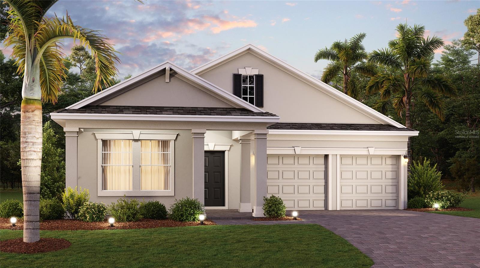Under Construction. The Bourne checks all your boxes. This exceptional three-bedroom, two bathroom home features a welcoming front porch and a two car garage. The open fully equipped kitchen overlooks the combination dining and family rooms. The luxurious owner bedroom includes a spa-inspired owner bath, with separate bathtub and shower as well as his and her sinks. Upgraded features include: 42" cabinets with quartz countertops in both kitchen and bathrooms and stainless appliances. There is a laundry room with washer and dryer. Every home comes with Lennar’s Everything’s Included® promise, which includes all appliances as well as quartz countertops, blinds, and more in the price of your home. There are also home automation features such as keyless door locks and video doorbells in the Connected Home by Lennar®. Tohoqua is one of the most anticipated new communities. At Tohoqua, families can take advantage of the glorious resort-style swimming pool, extravagant clubhouse with a state of the art fitness center, tennis and pickle ball courts along with beautiful walking trails throughout the community. With almost a dozen floorplan options to choose from, Lennar at Tohoqua, has a home to meet the needs of your family. What are you waiting for? Call and make an appt today.