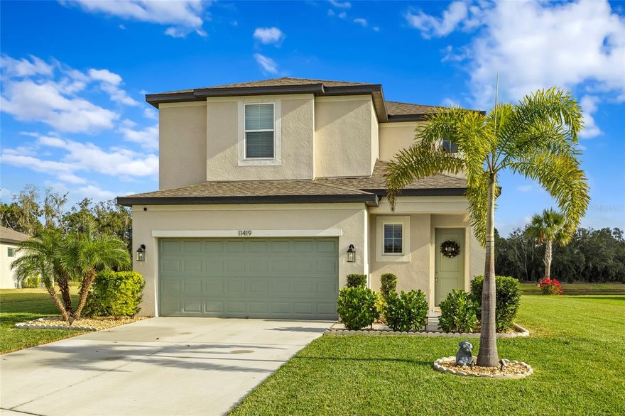 Summerwoods offers resort-style amenities, including a clubhouse, fitness center, and a large pool with a splash pad. Outdoor features include a dog park, playgrounds, and scenic walking/biking trails, creating a vibrant and active community for everyone. Here, luxury effortlessly blends with comfort! As you step into this exquisite home, located in a quiet cul-de-sac, you'll be captivated. The spacious foyer leads into a magnificent living area with stunning views of the tranquil lake. The first floor features a versatile flex room that can easily be transformed into a dining area or a productive office space. Culinary enthusiasts will love the kitchen—a true chef's dream! With elegant quartz countertops, a generous island, and an abundance of cabinets, this space is perfect for hosting gatherings or enjoying quality time with loved ones. Retreat to the luxurious owner's suite, also located on the first floor. It features a roomy walk-in closet and a spa-like ensuite bath, complete with dual sinks, stylish quartz countertops, and an exceptionally spacious walk-in shower. Head upstairs to discover a flexible space that can serve as a guest bedroom, game room, or cozy second living area. There are also two additional bedrooms and a second full bath featuring double sinks and a soaking tub/shower combination, providing ample room for family and friends. Plus, don’t miss the convenience of the attached two-car garage, which boasts a sleek epoxy floor. Imagine unwinding on your peaceful covered back porch, overlooking one of the largest lots in the community and a picturesque lake that adds serenity to your daily life. Is this your perfect match?  Schedule your showing today and take the first step toward making it yours!