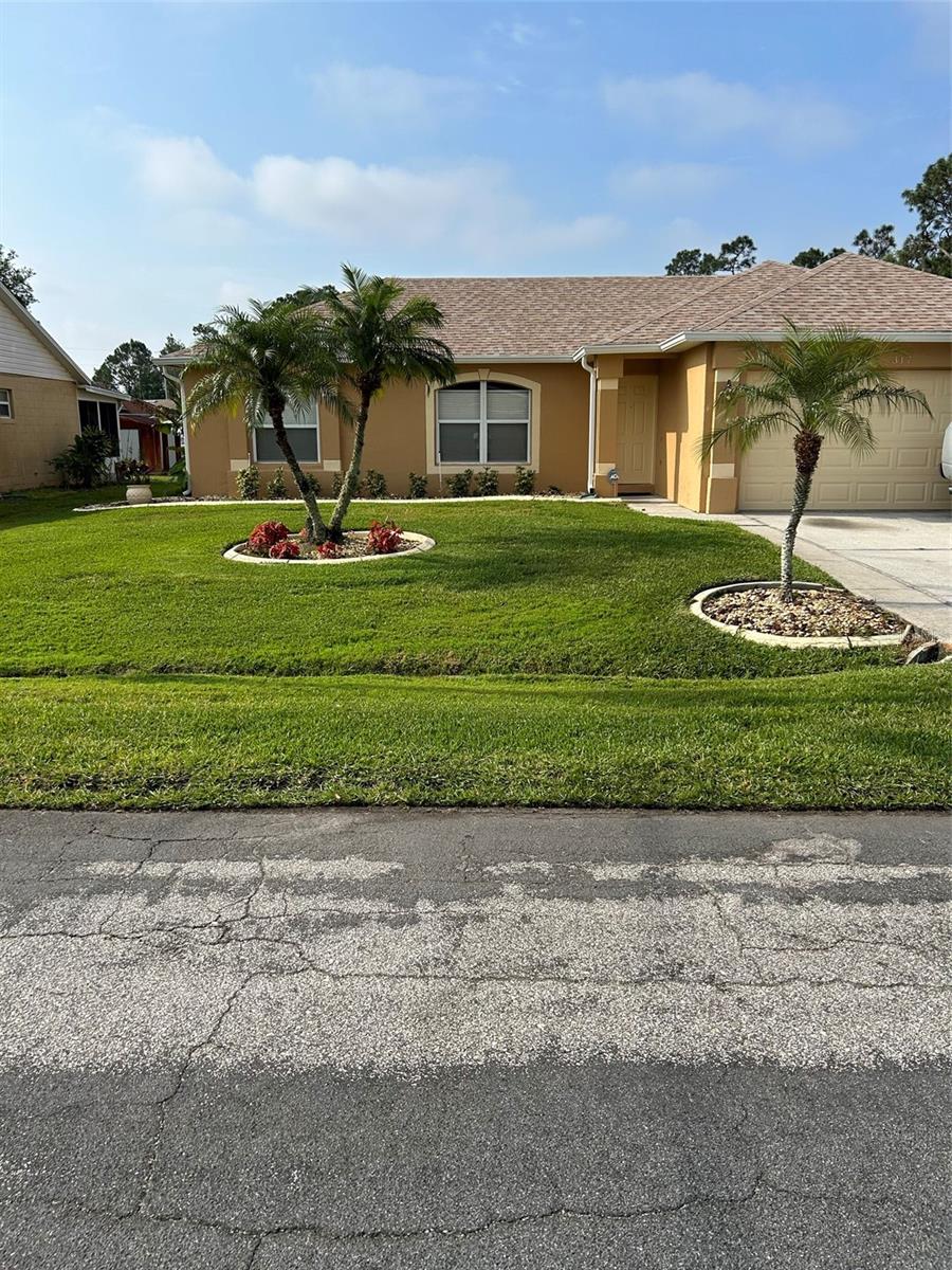 Owners pride shows…. This great rental is tiled throughout. 3/2 with 2 car garage. The kitchen and bathrooms recently updated. Granite countertops. Entertaining area out back with backyard privacy.