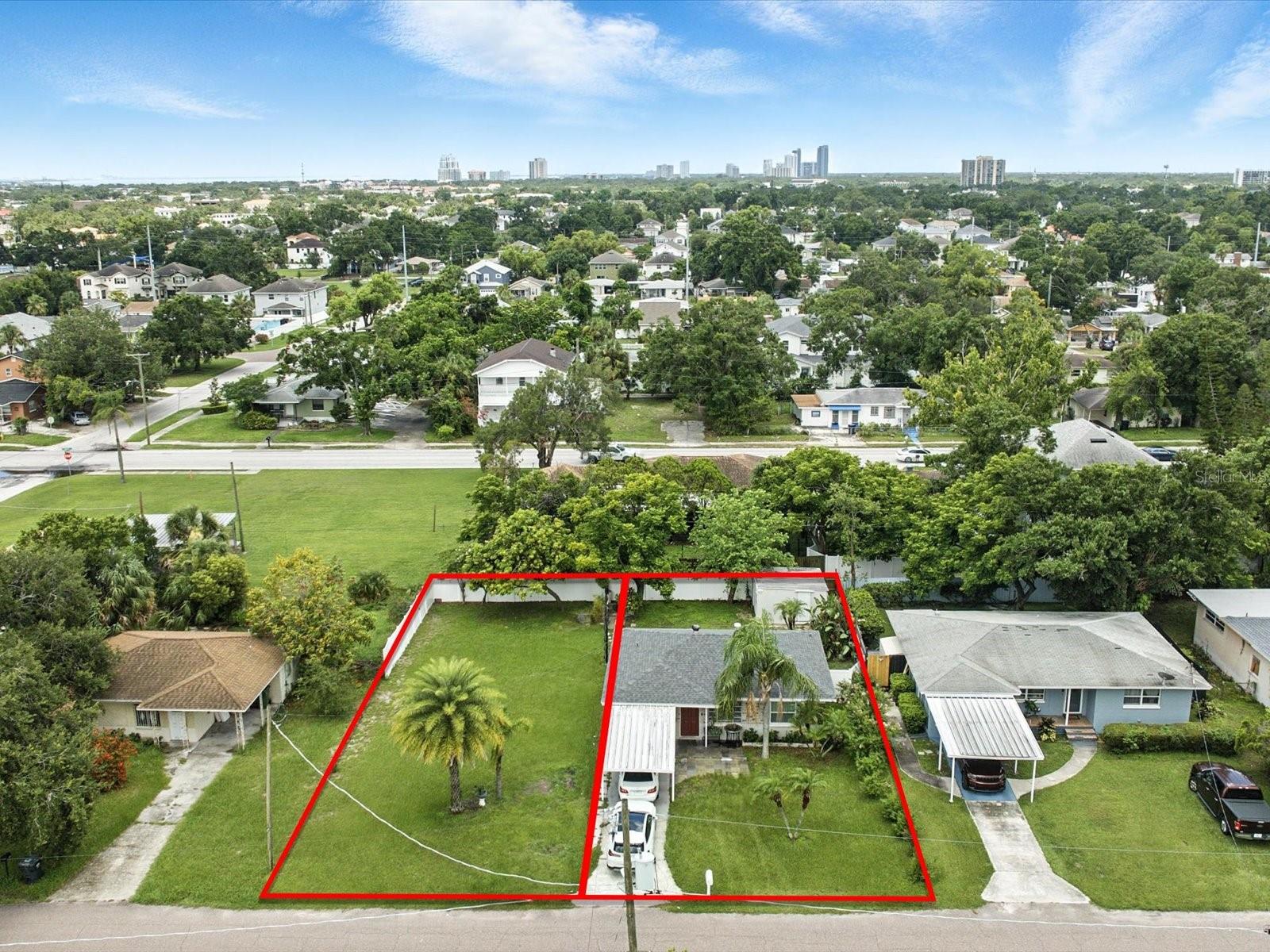 Double Platted Lot Opportunity In Midtown Tampa! Build 1 or 2! Live in the heart of Tampa with all the amenities of the city at your fingertips! Midtown is fast becoming Tampa's most sought-after location for homebuyers and developers alike due to its convenient location and high elevation. This property contains two platted lots which retain lot of record status within the West Tampa Overlay District with side setback requirements of 5', rear setback of 15' and front setback calculated on average of the existing homes. Take advantage of this opportunity quickly as there are very few lots that come available within the midtown area! Minutes to Hyde Park Village, Midtown Tampa, SoHo District, Bayshore Boulevard, Westshore Business District, International Plaza, Tampa Int'l Airport, Tampa General Hospital, Channel District, Water Street, Ybor City & So Much More!